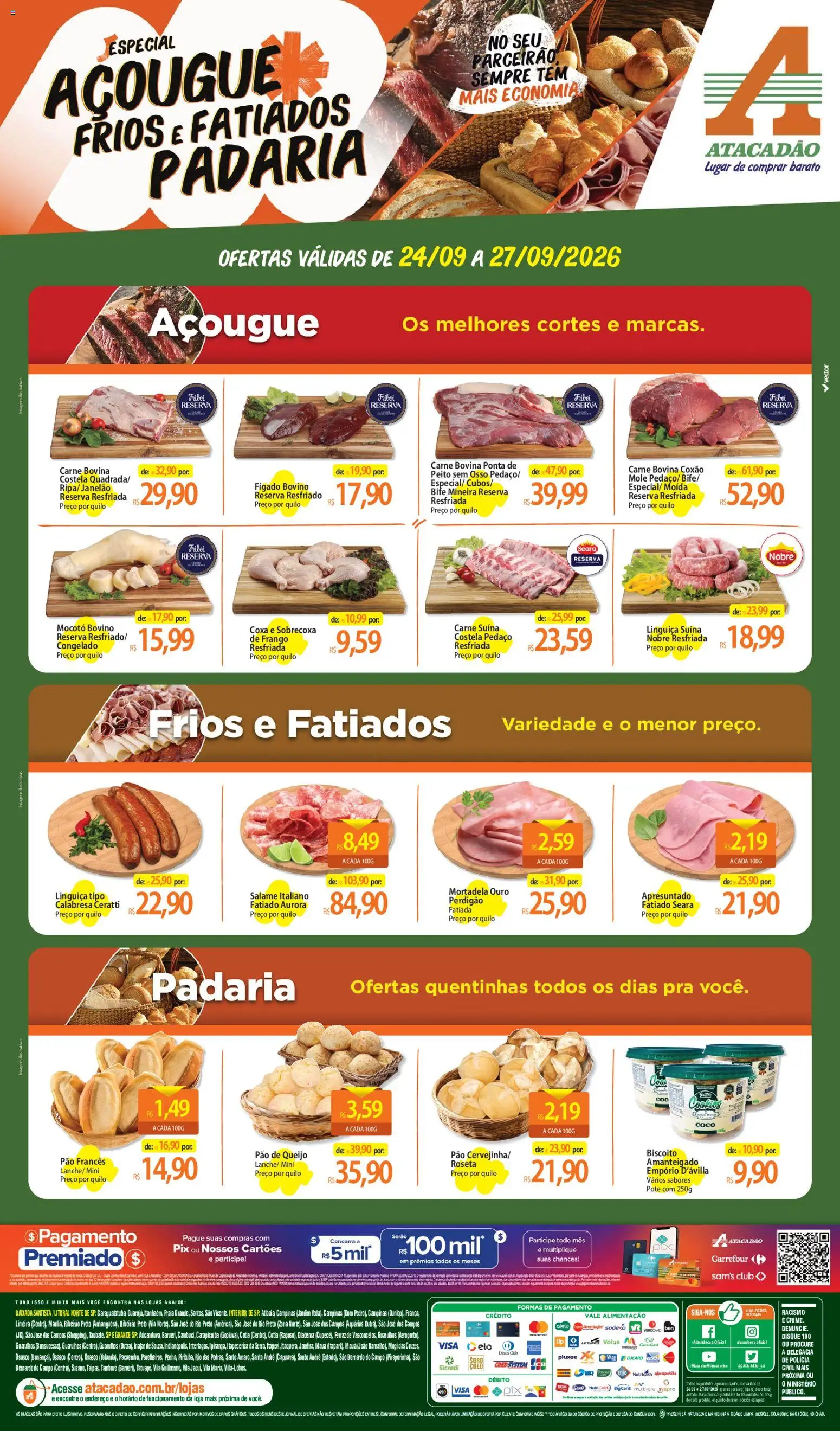 Pré-Visualização do folheto "Atacadão ofertas - SP" da loja Atacadão válido a partir de 24/09/2026