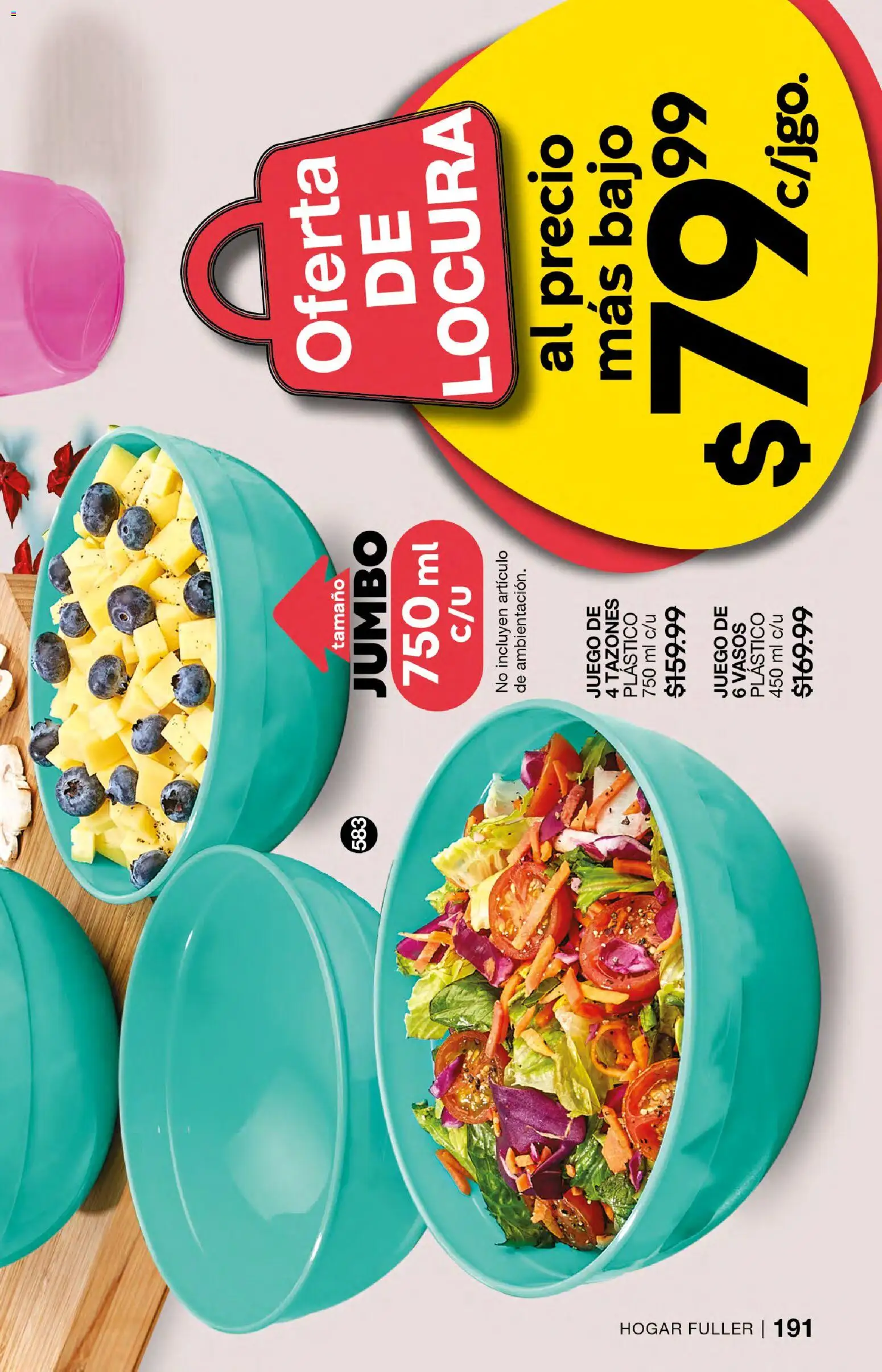 Vista previa las ofertas de la tienda Fuller - Campaña 23 2026 desde el 18/02/2026 - Juego, Vasos