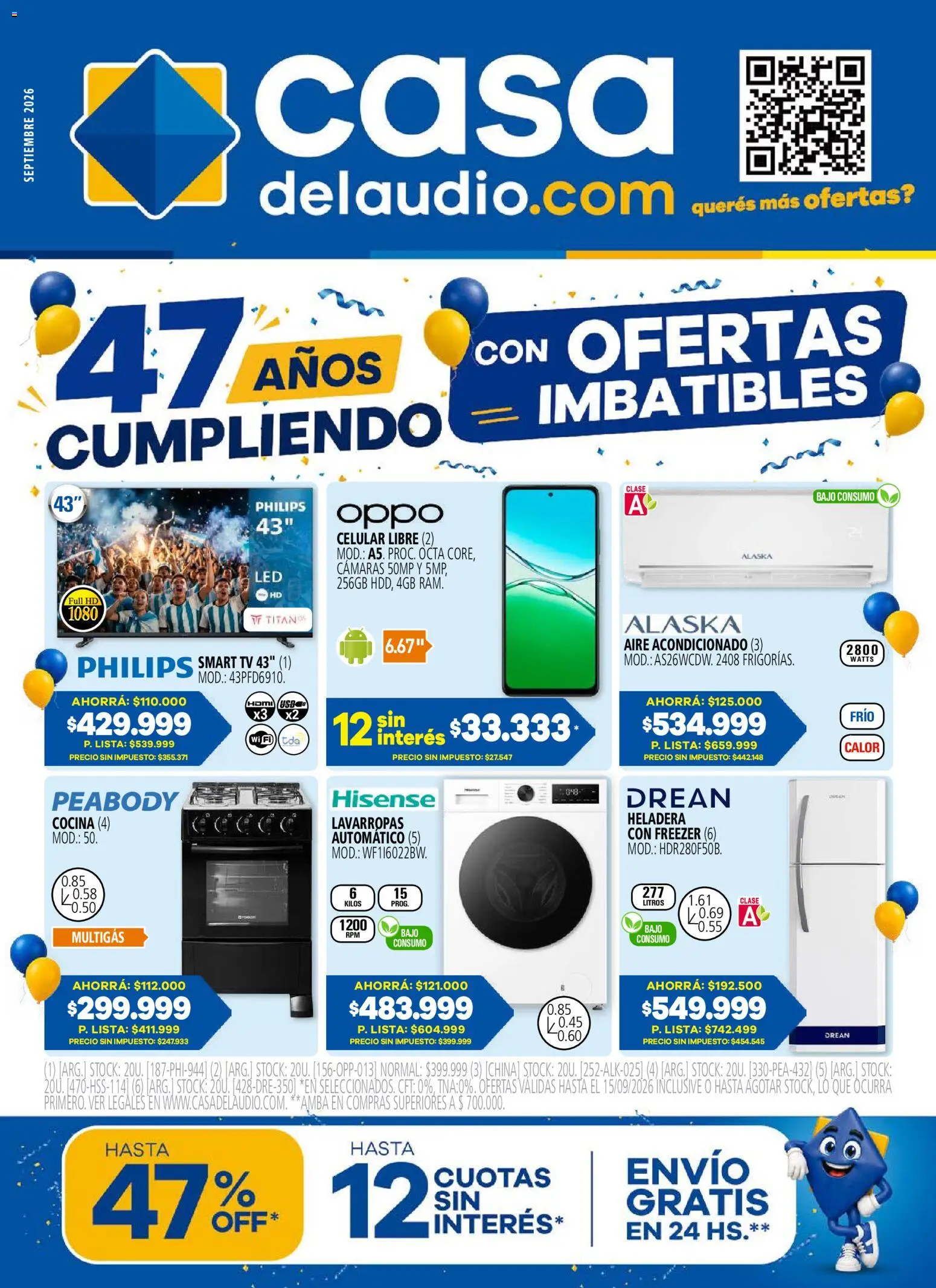Vista previa del folleto de la tienda Casa del Audio válido desde el 21/09/2026 