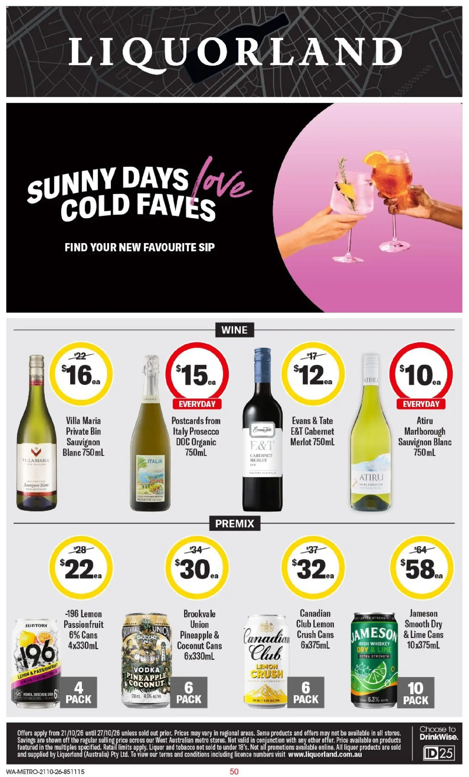 Preview of catalogue Liquorland Catalogue WA from shop Liquorland valid 21/10/2026