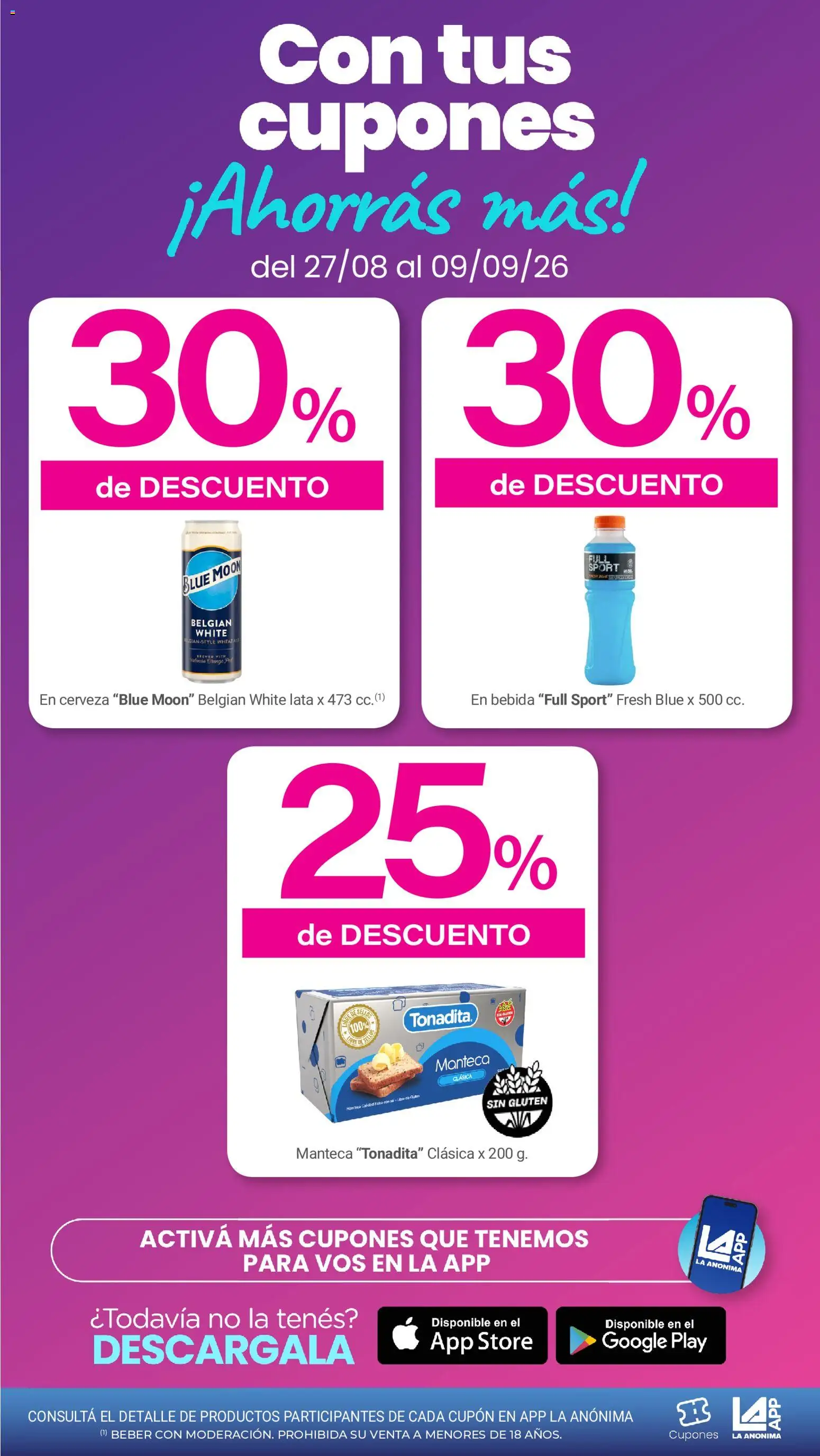 Vista previa del folleto de la tienda La Anonima válido desde el 27/08/2026 