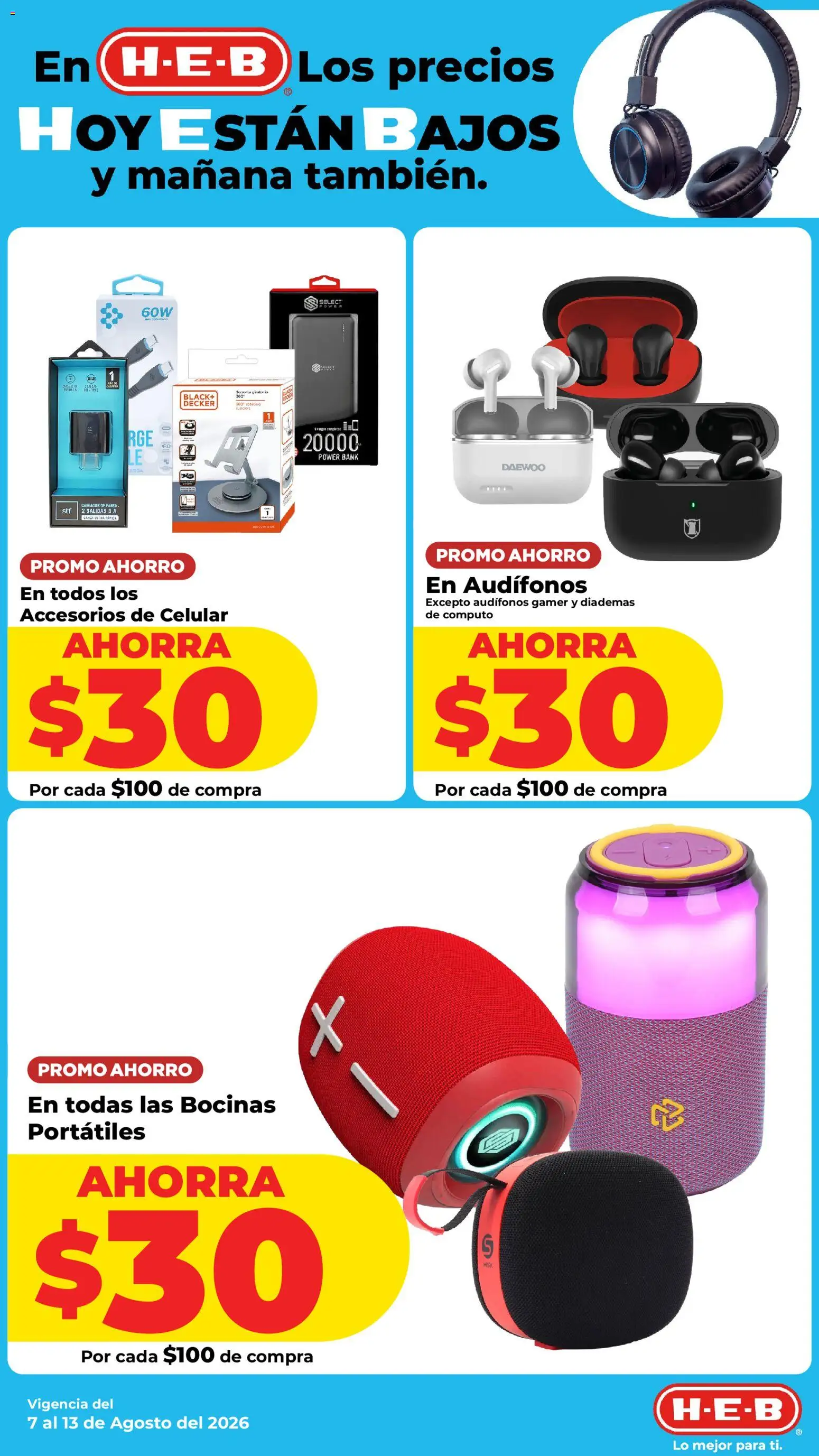 Vista previa las ofertas de la tienda H-E-B - H-E-B folleto desde el 07/08/2026 