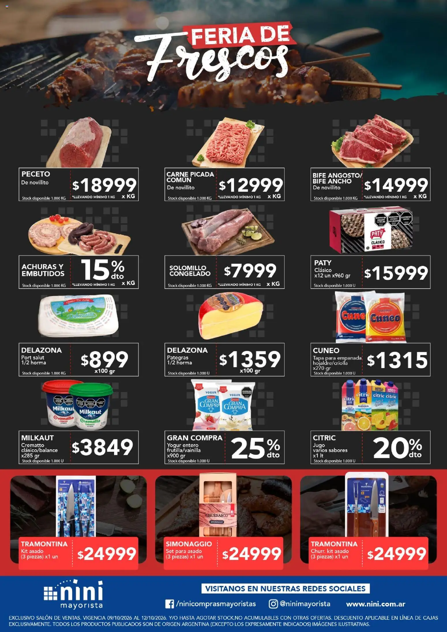 Vista previa del folleto de la tienda NINI Mayorista válido desde el 09/10/2026 