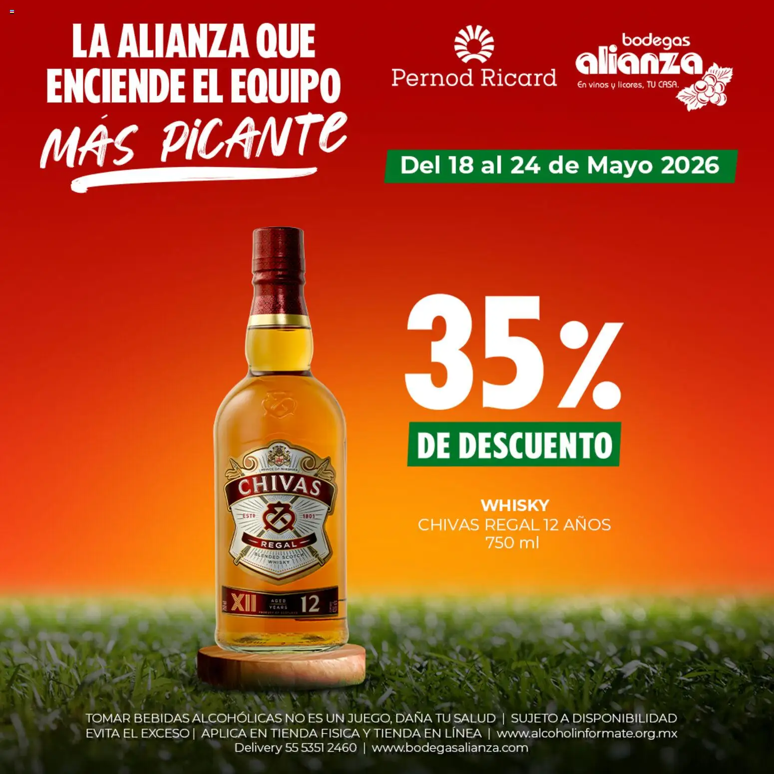 Vista previa las ofertas de la tienda Bodegas Alianza - Bodegas Alianza catálogo La Alianza que enciende el equipo más picante desde el 18/05/2026 