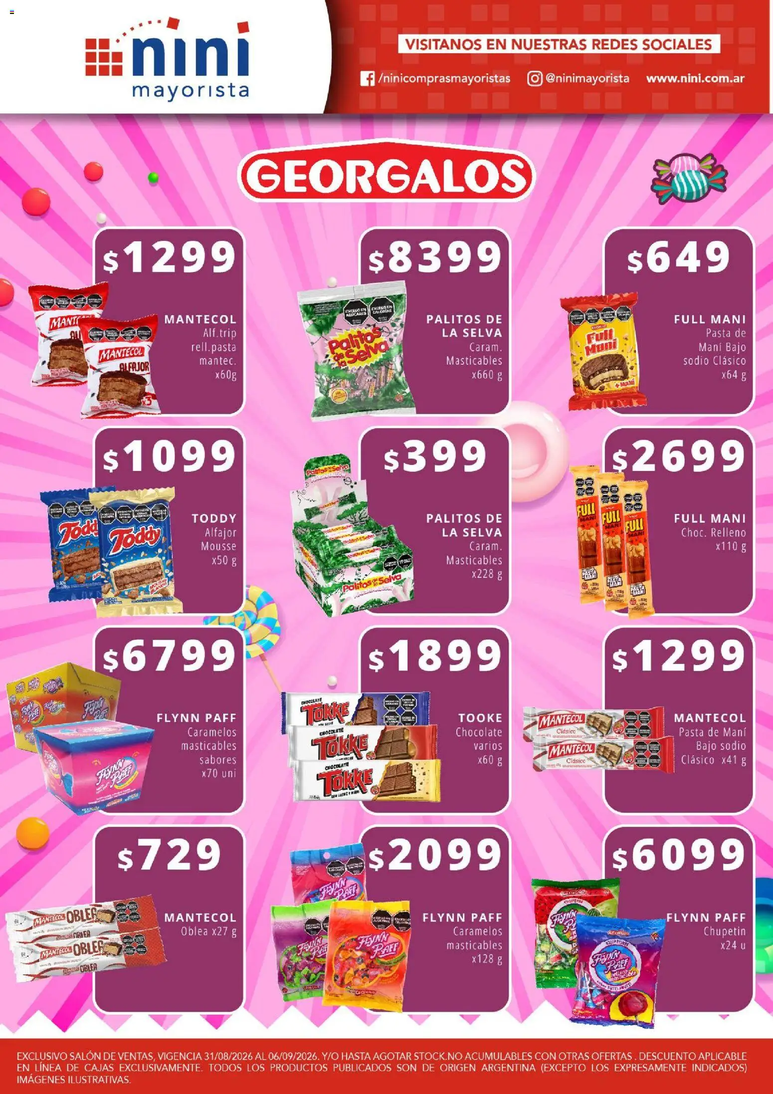 Vista previa del folleto de la tienda NINI Mayorista válido desde el 07/09/2026 