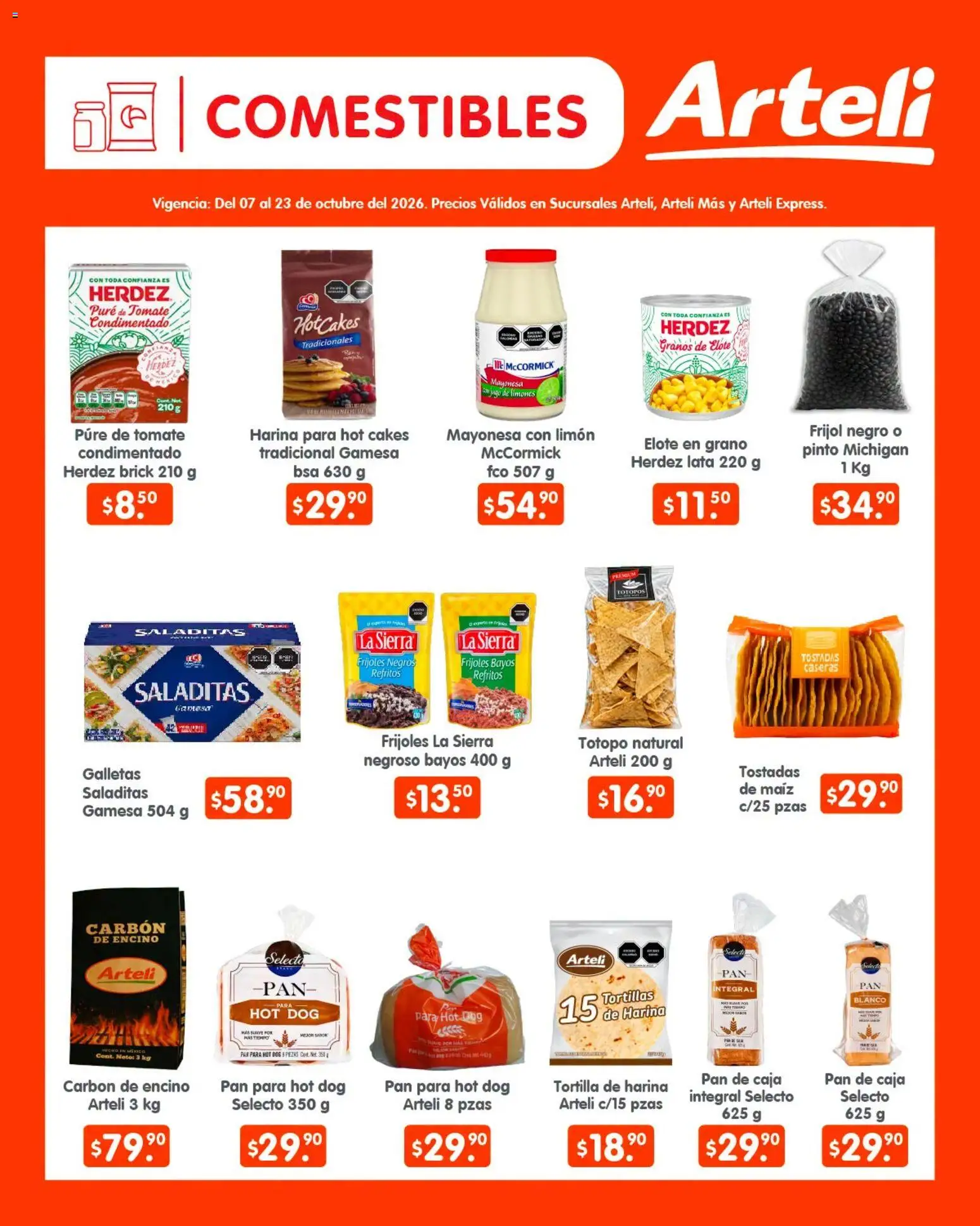 Vista previa las ofertas de la tienda Arteli - Arteli folleto Quincenal desde el 07/10/2026 