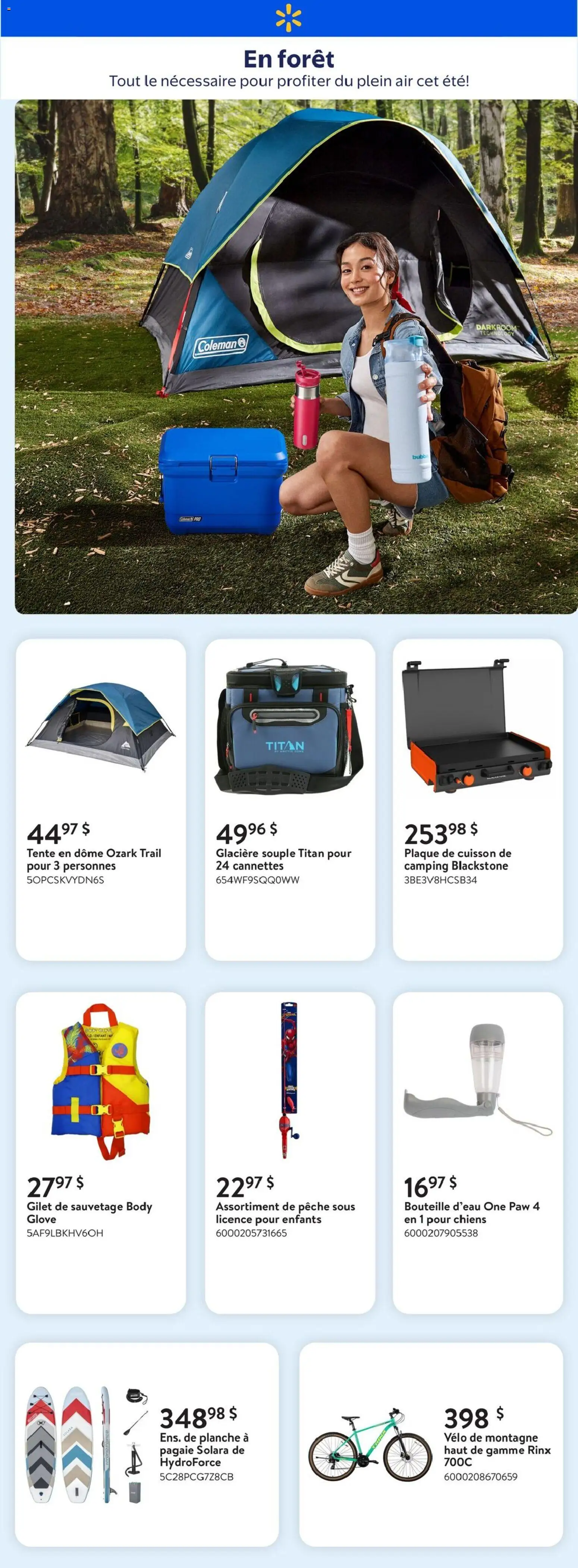 Preview of leaflet Walmart circulaire - En forêt from shop Walmart is valid from Jun 18, 2026