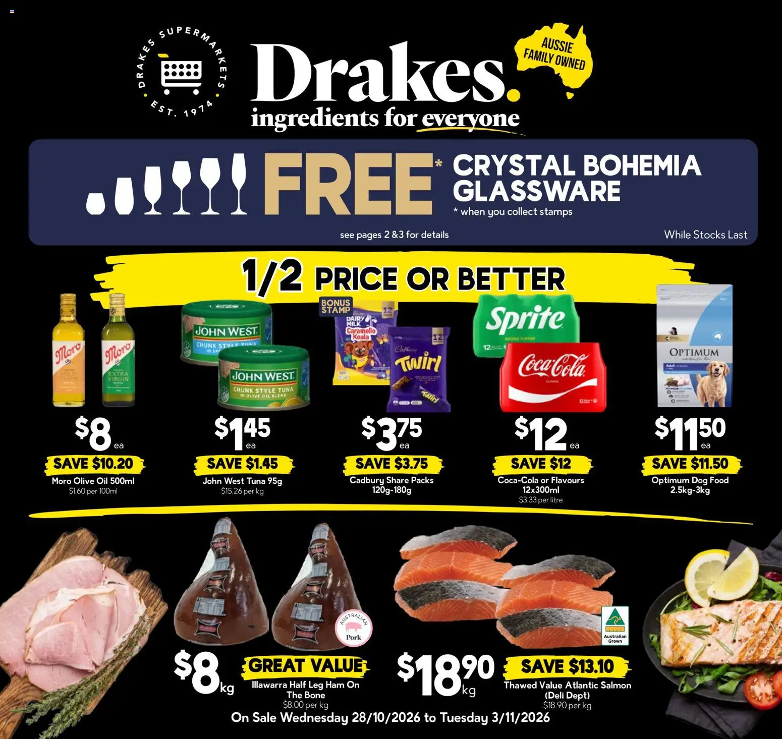 Preview of catalogue Drakes catalogue Queensland from shop Drakes valid 28/10/2026