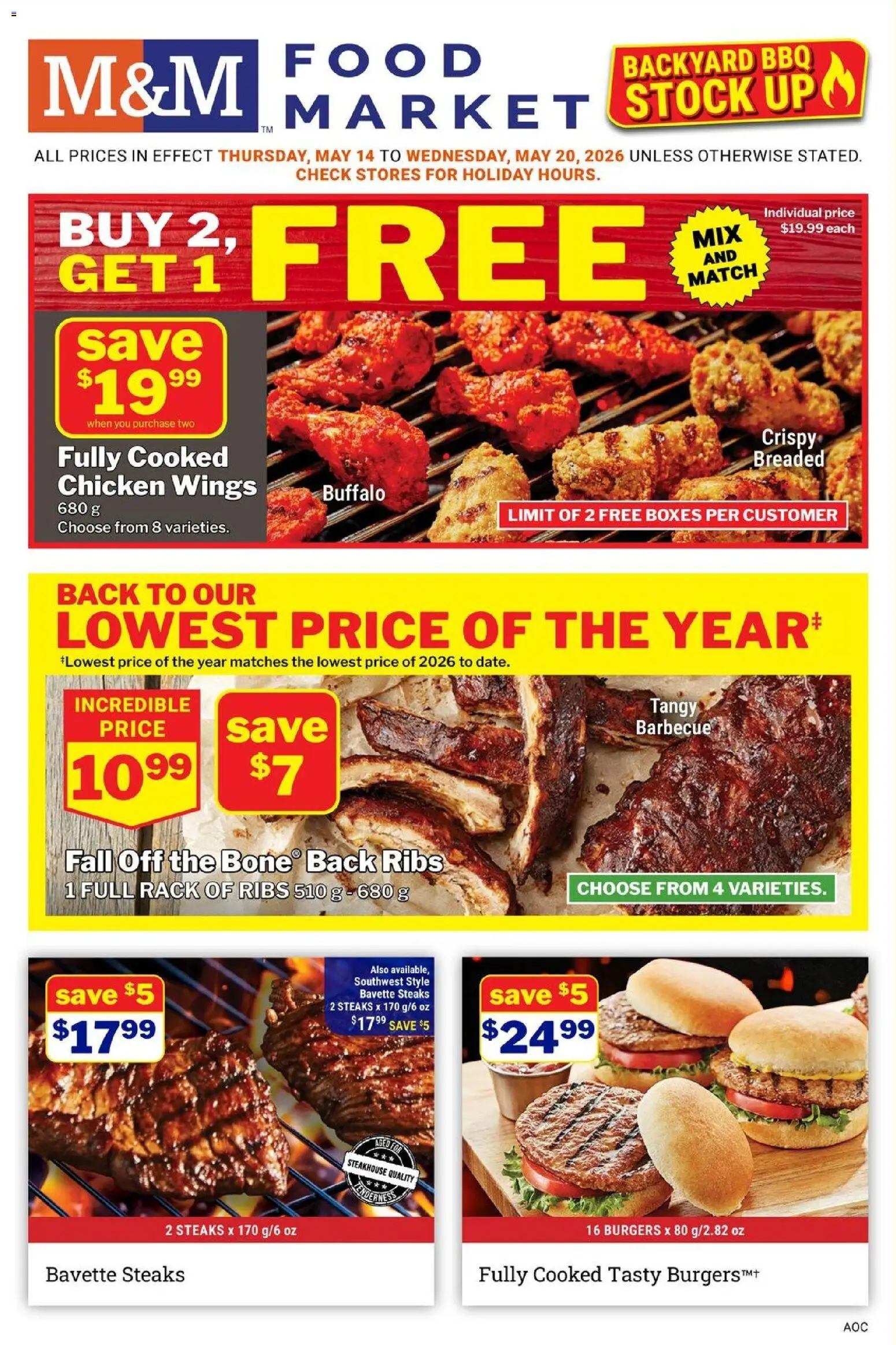 Preview of leaflet M&M Food Market weekly flyer / circulaire from shop M&M Food Market is valid from May 14, 2026