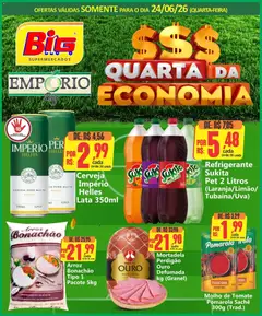 Pré-Visualização do folheto "Big Supermercados ofertas do Dia" da loja Big Supermercados válido a partir de 24/06/2026