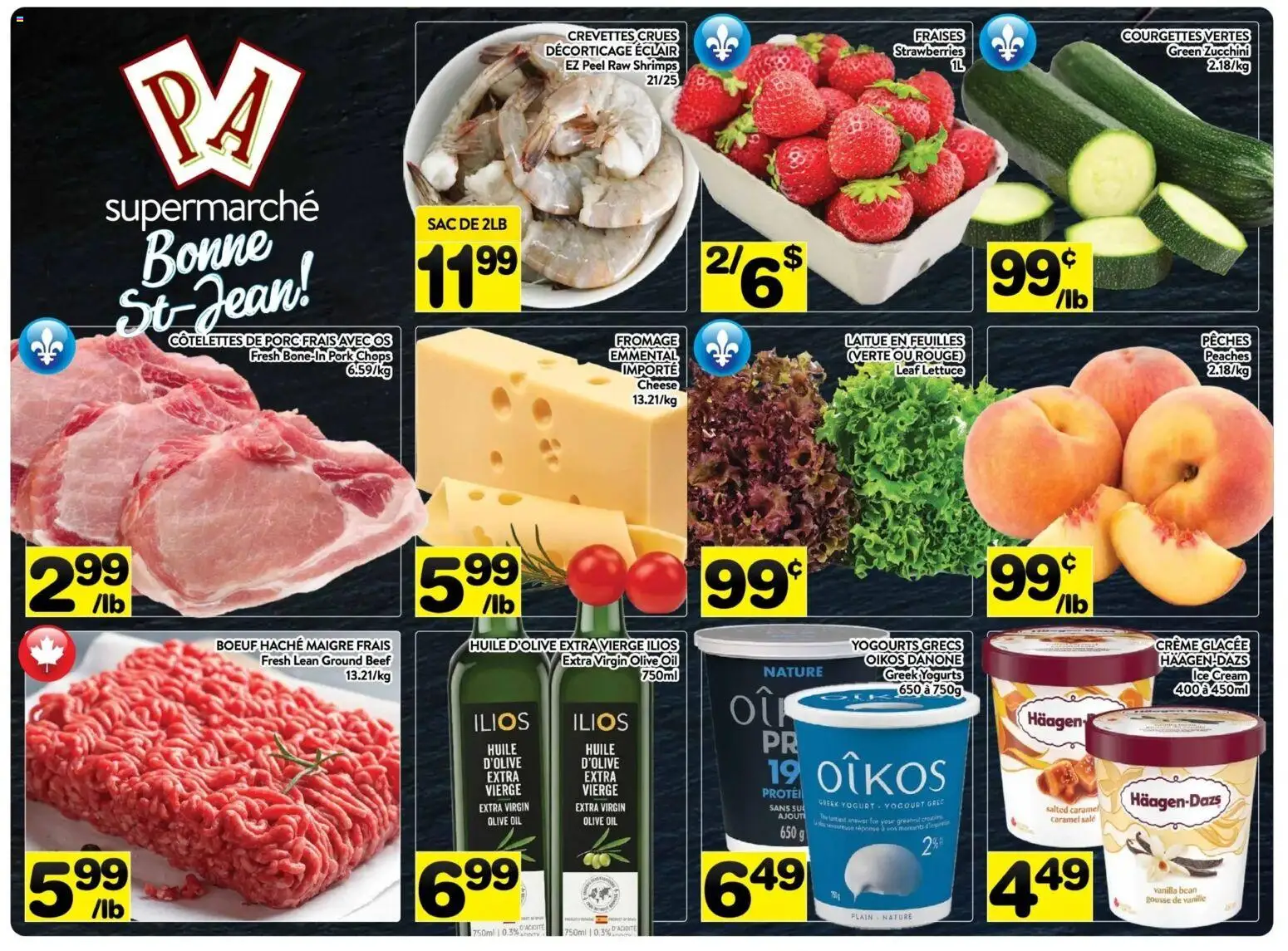 Preview of leaflet Pa Supermarché weekly flyer / circulaire from shop Pa Supermarché is valid from Jun 22, 2026