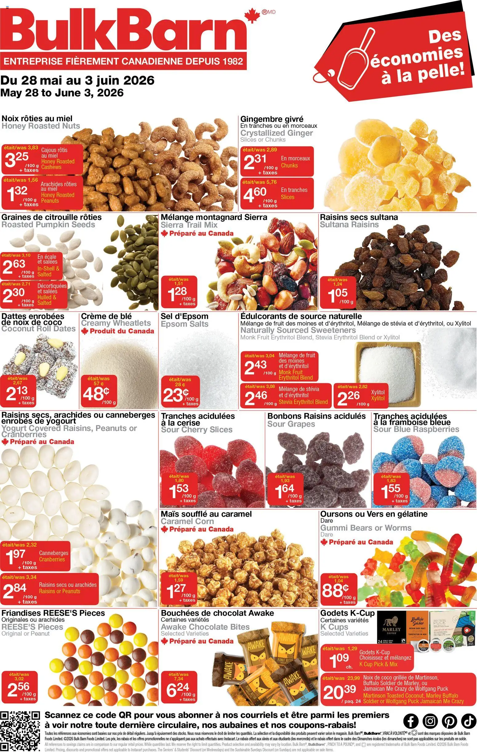 Preview of leaflet Bulk Barn weekly flyer / circulaire from shop Bulk Barn is valid from May 28, 2026