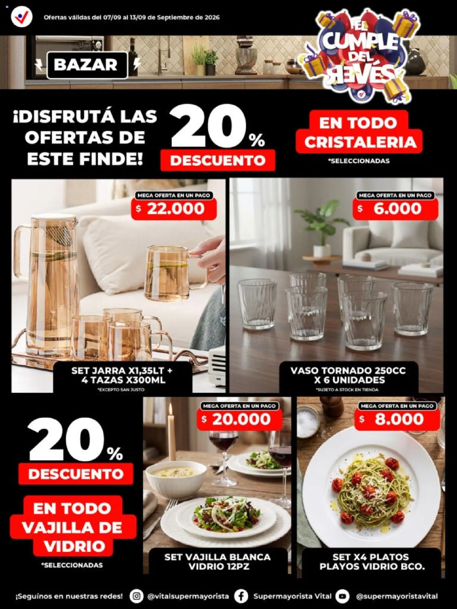 Vista previa del folleto de la tienda Vital válido desde el 07/09/2026 