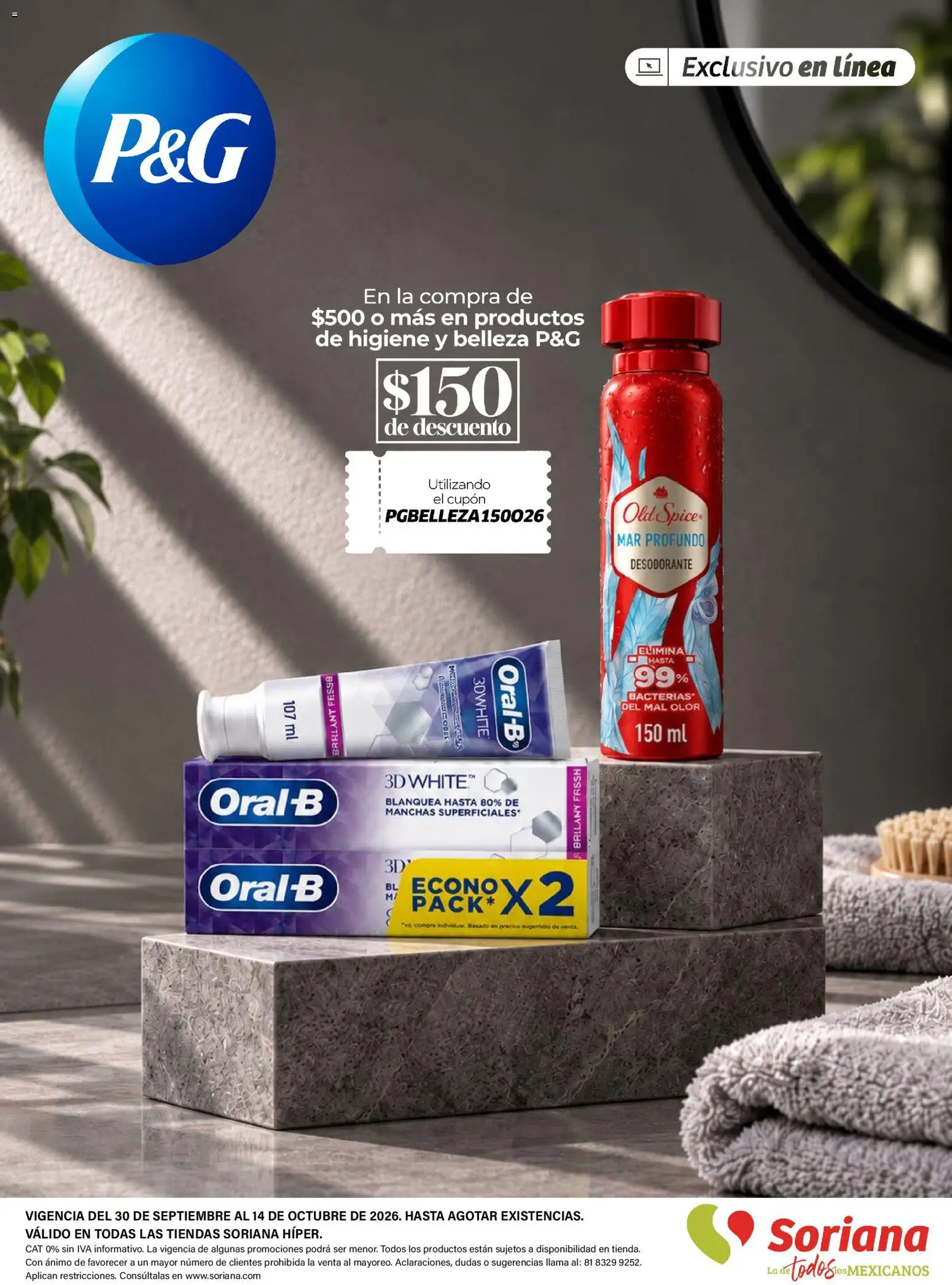 Vista previa las ofertas de la tienda Soriana - Soriana Híper - Modo #Glowing desde el 30/09/2026 - Desodorante
