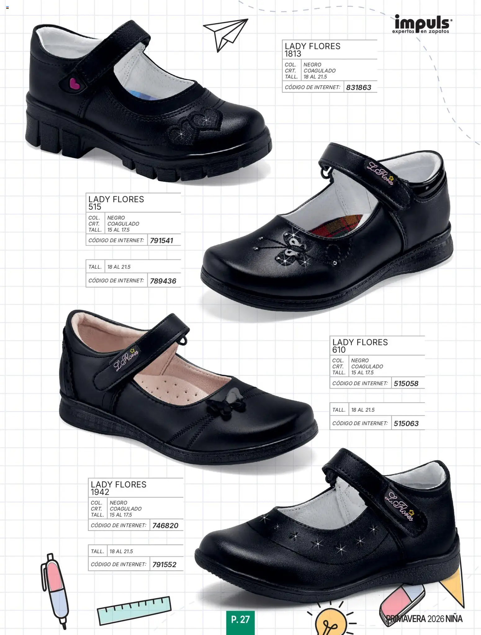 Vista previa las ofertas de la tienda Impuls - Catálogo Niña desde el 01/01/2026 - Flores, Zapatos