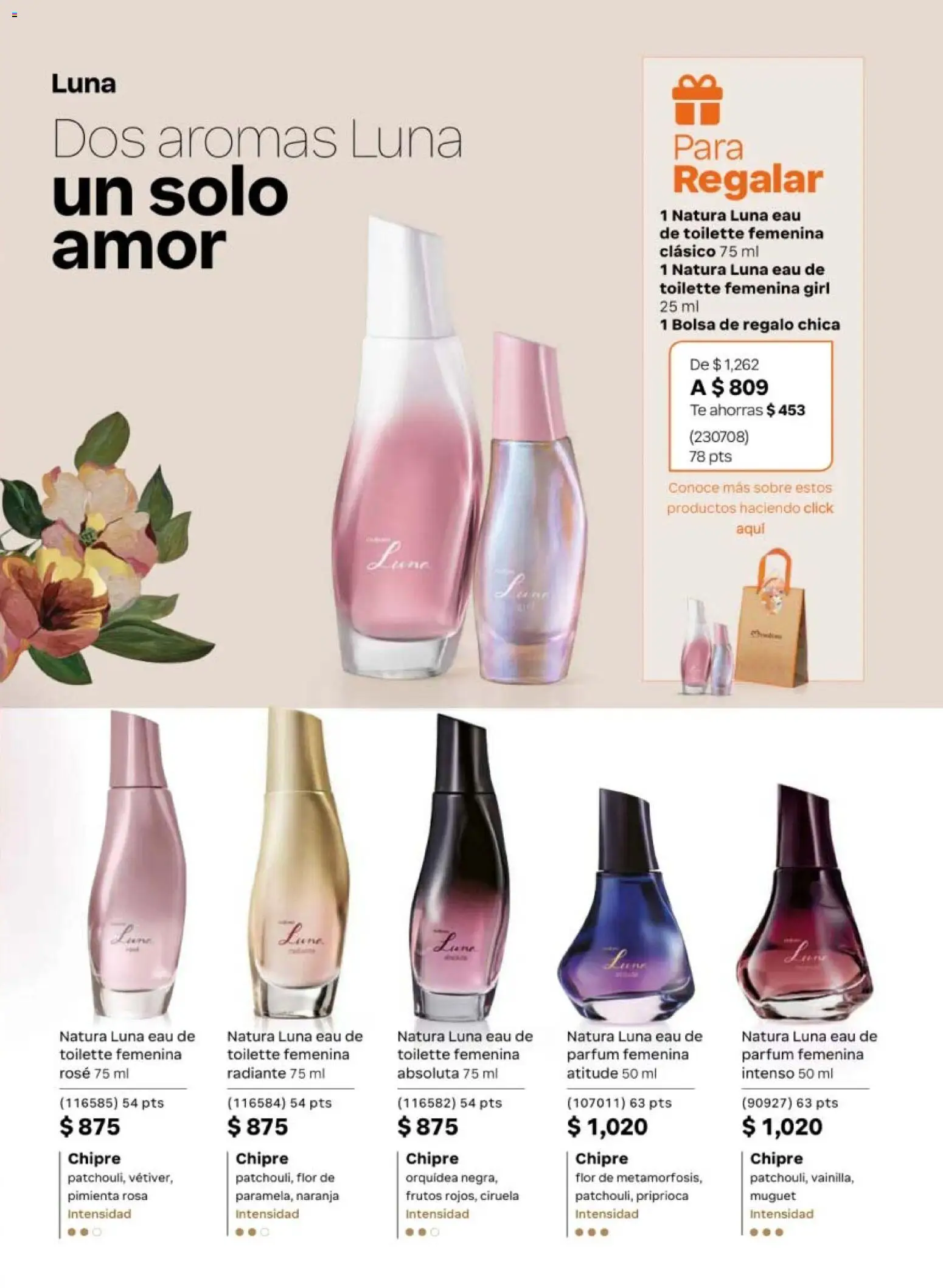 Vista previa las ofertas de la tienda Natura - Natura campaña 6 2026 desde el 02/04/2026 - Orquídea, Té, Bolsa, Pimienta, Sobre, Eau de toilette, Radiante