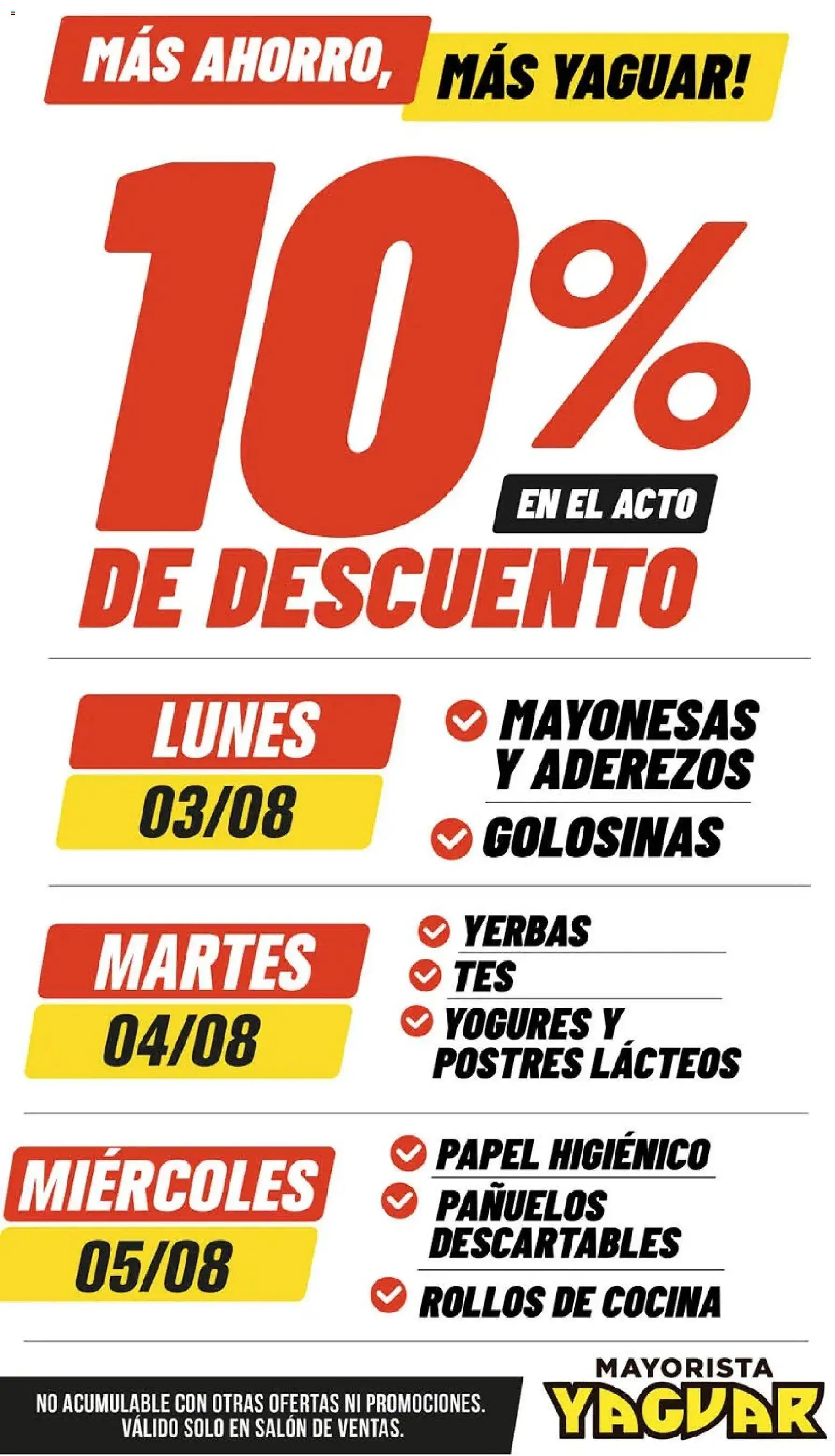 Vista previa del folleto de la tienda Yaguar válido desde el 03/08/2026 