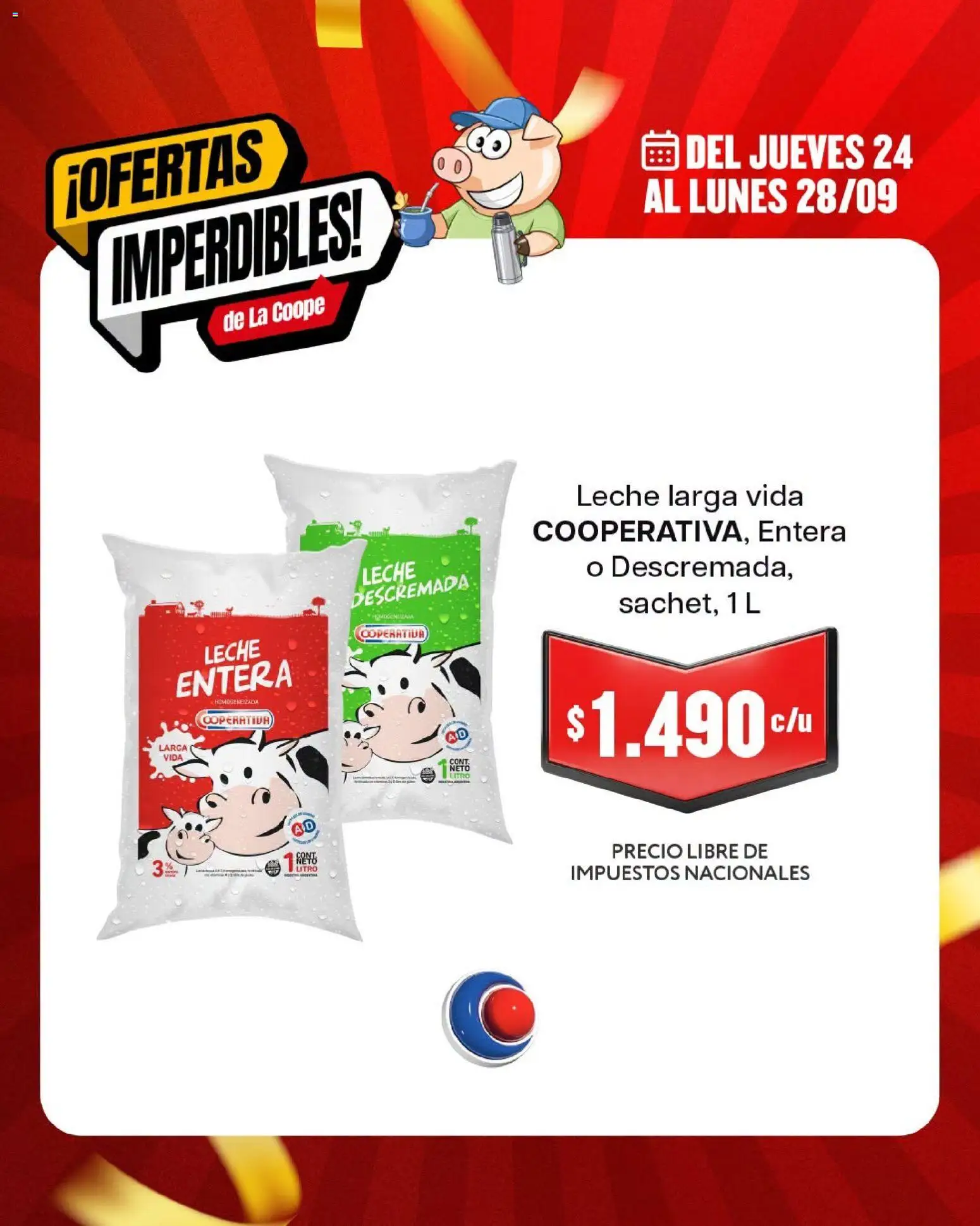 Vista previa del folleto de la tienda Cooperativa Obrera válido desde el 24/09/2026 