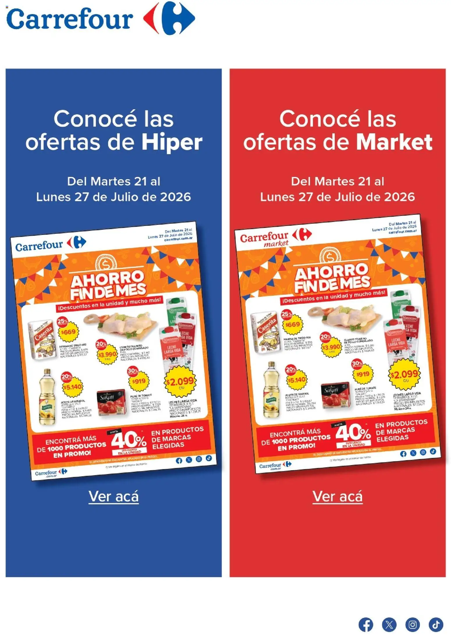 Vista previa del folleto de la tienda Carrefour válido desde el 21/07/2026 