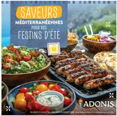 Preview of leaflet Adonis circulaire - Saveurs Méditerranéennes from shop Adonis is valid from Jul 23, 2026