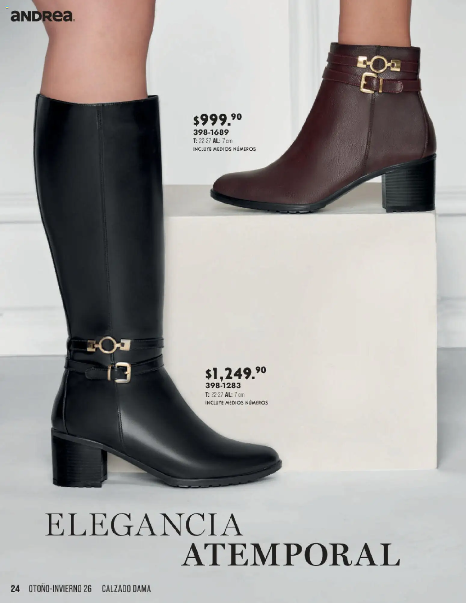 Vista previa las ofertas de la tienda Andrea - Andrea catálogo Otoño Invierno desde el 23/08/2026 