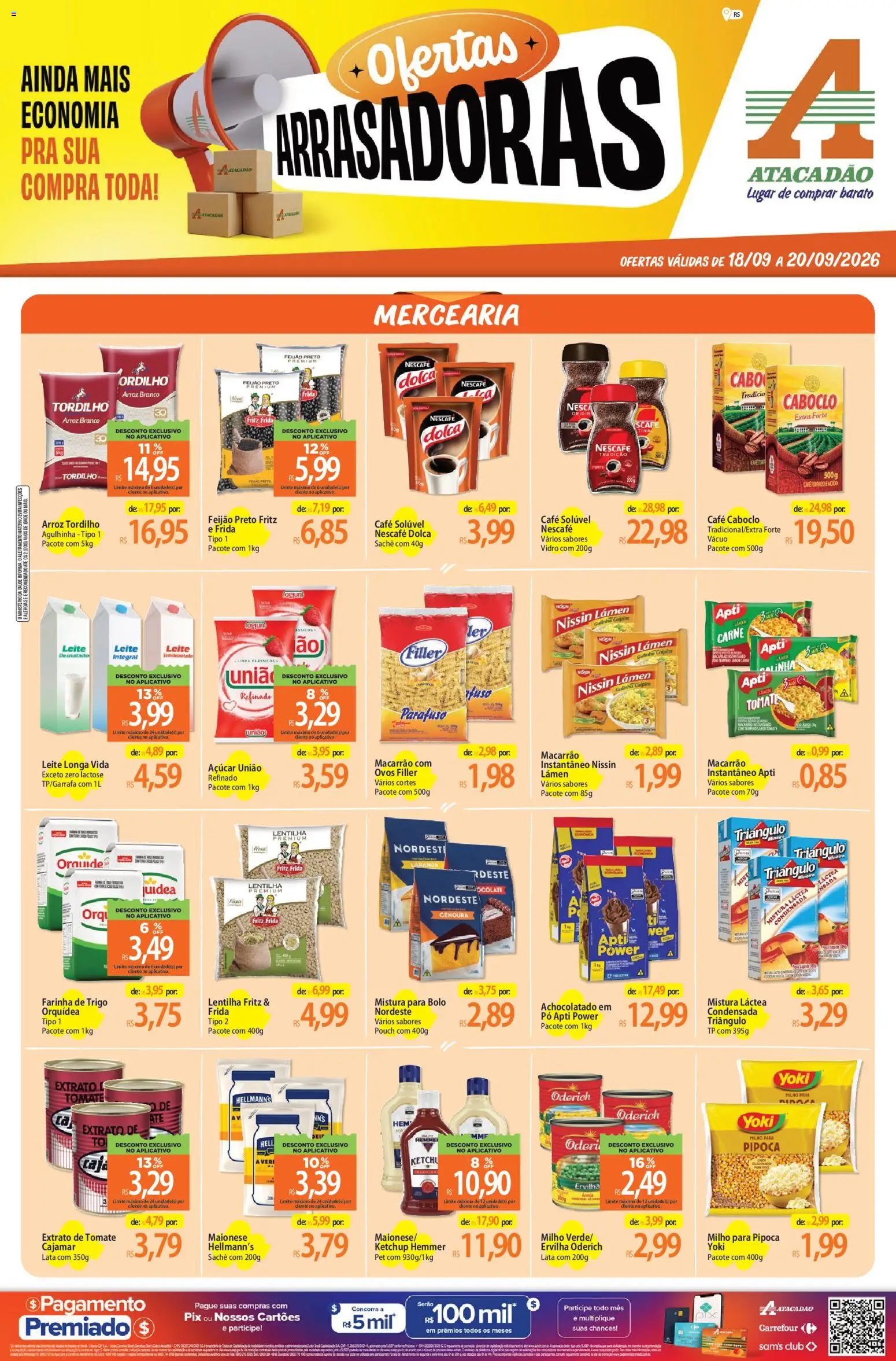 Pré-Visualização do folheto "Atacadão ofertas - RS" da loja Atacadão válido a partir de 18/09/2026