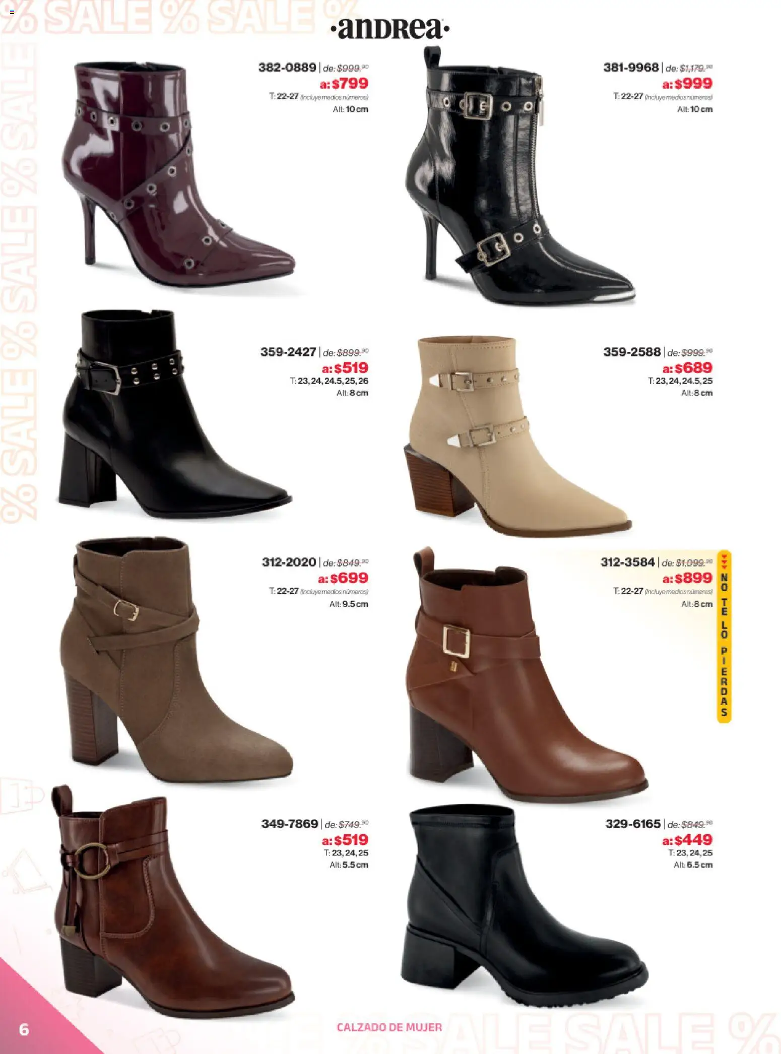 Vista previa las ofertas de la tienda Andrea - Catálogo Outlet desde el 21/12/2025 