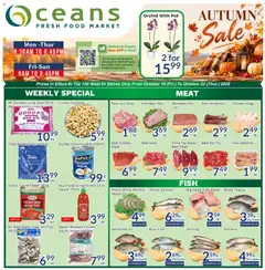 Un aperçu du dépliant Oceans weekly flyer / circulaire du magasin Oceans est valide à partir 16 oct. 2026