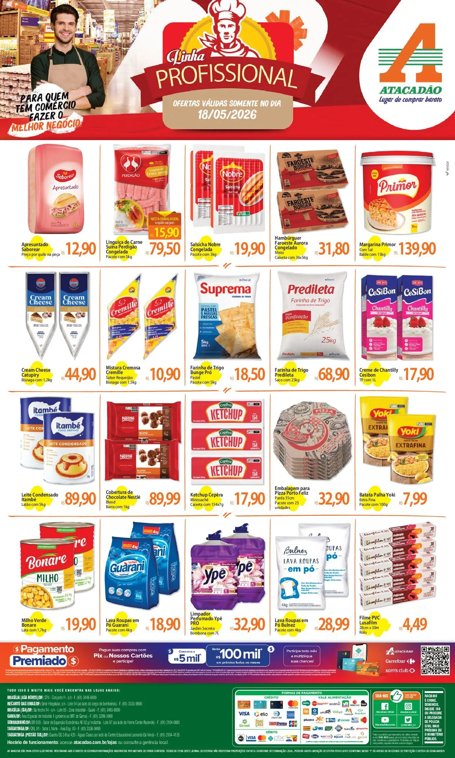 Pré-Visualização do folheto "Atacadão ofertas - DF" da loja Atacadão válido a partir de 18/05/2026