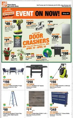 Un aperçu du dépliant Home Depot weekly flyer -QC du magasin Home Depot est valide à partir 16 avr. 2026