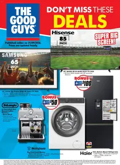 Preview of catalogue The Good Guys Don't Miss These Deals from shop The Good Guys valid 24/09/2026
