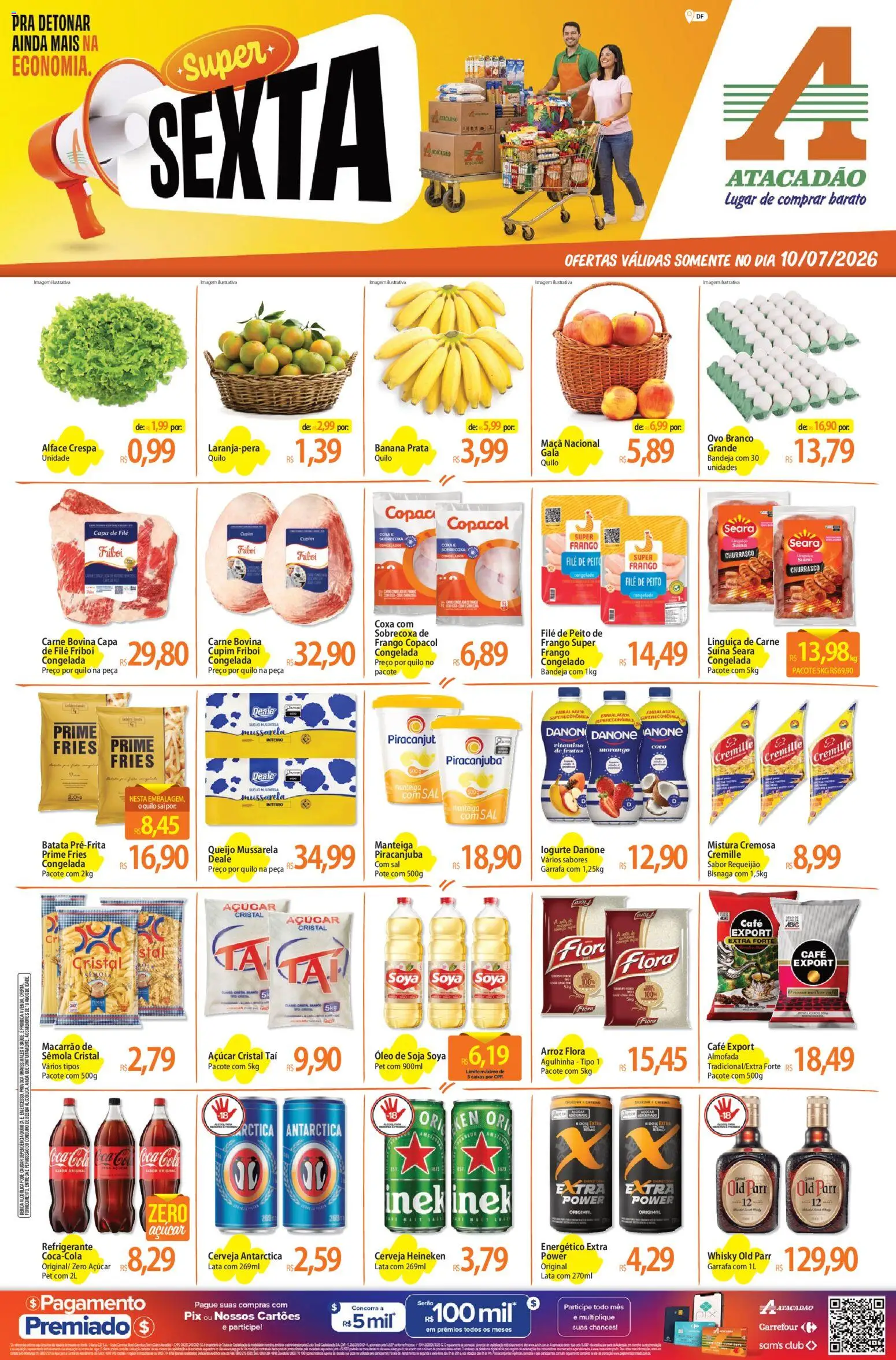 Pré-Visualização do folheto "Atacadão ofertas - DF" da loja Atacadão válido a partir de 10/07/2026