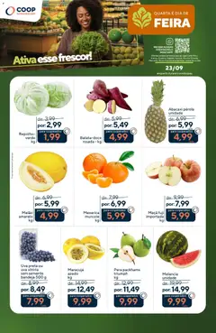 Pré-Visualização do folheto "Coop ofertas Hortifruti" da loja Coop válido a partir de 23/09/2026