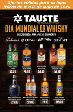 Pré-Visualização do folheto "Tauste ofertas Whisky" da loja Tauste válido a partir de 12/05/2026