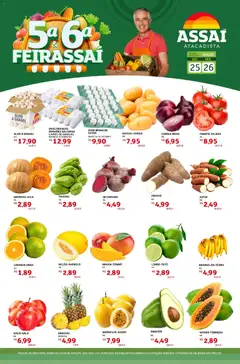 Pré-Visualização do folheto "Assaí Atacadista ofertas - SE" da loja Assaí Atacadista válido a partir de 25/06/2026
