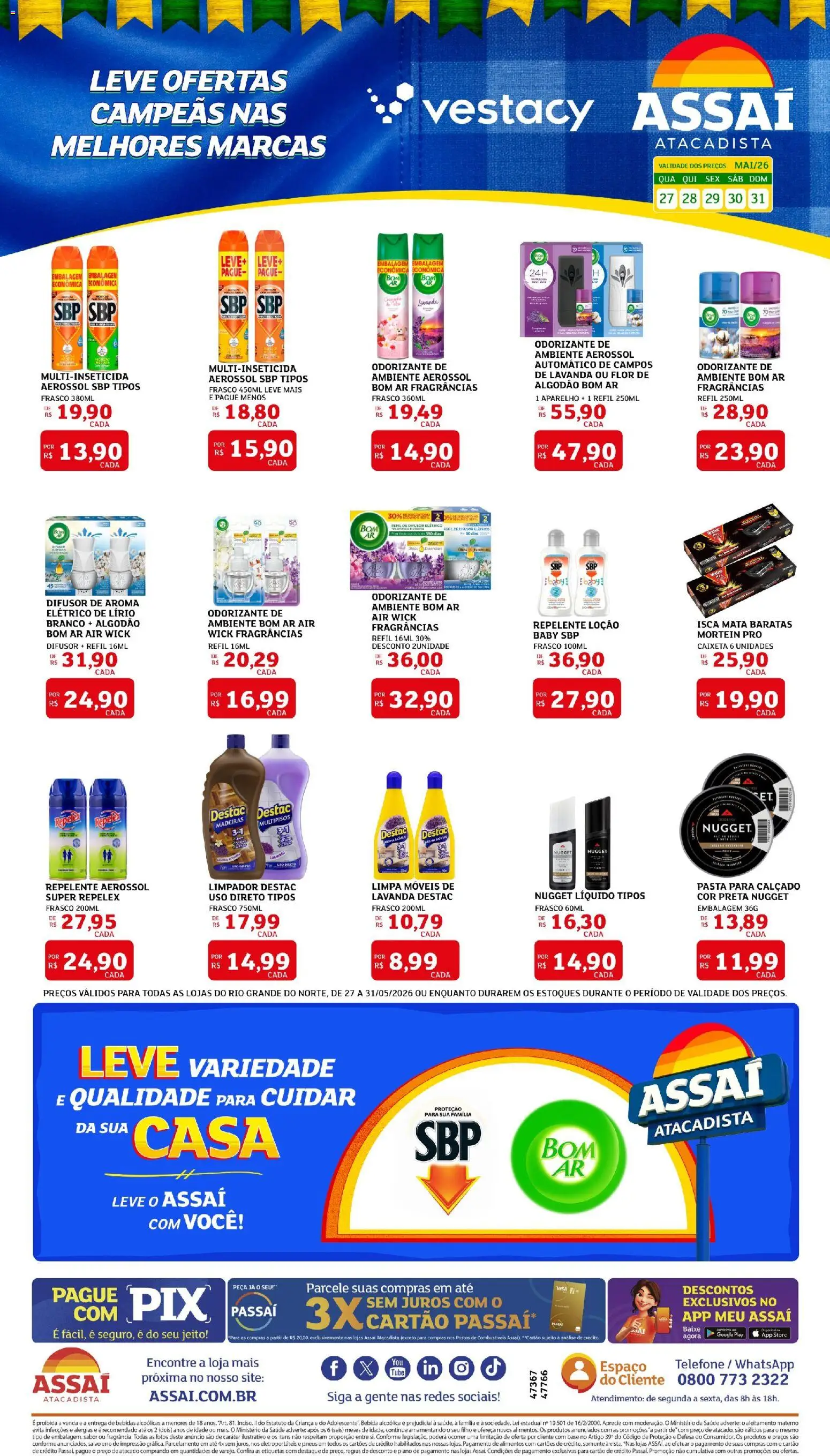 Pré-Visualização do folheto "Assaí Atacadista ofertas - RN" da loja Assaí Atacadista válido a partir de 09/06/2026