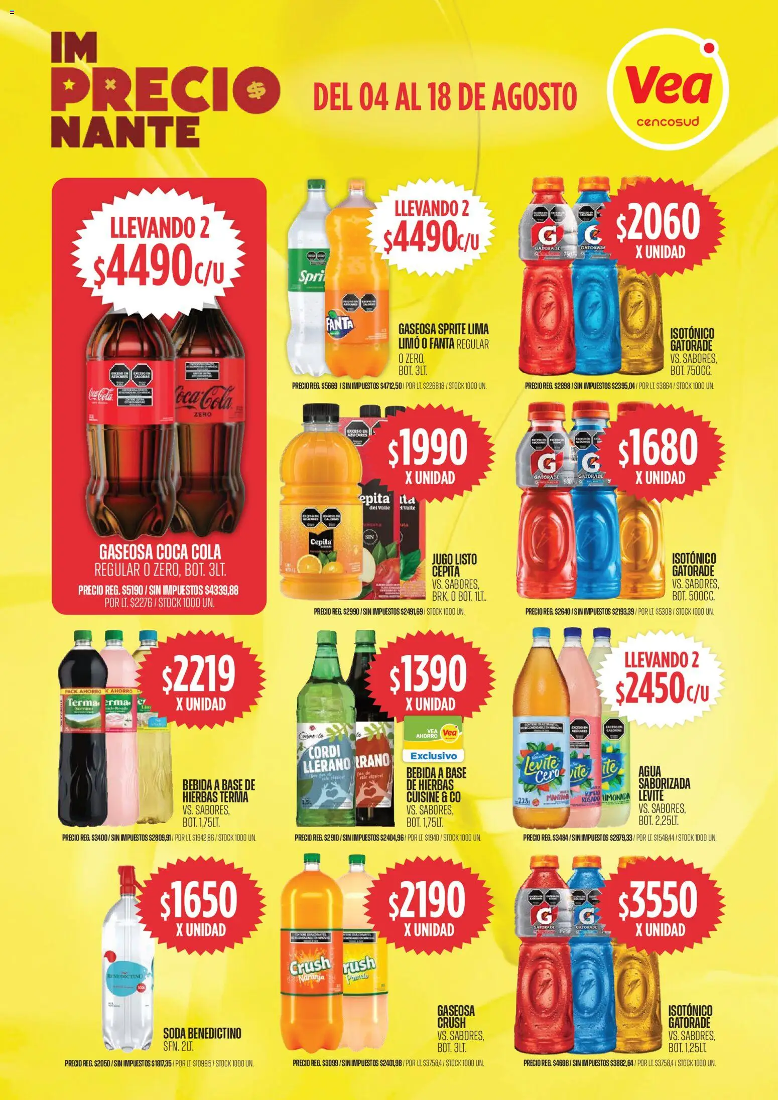 Vista previa del folleto de la tienda Vea válido desde el 04/08/2026 