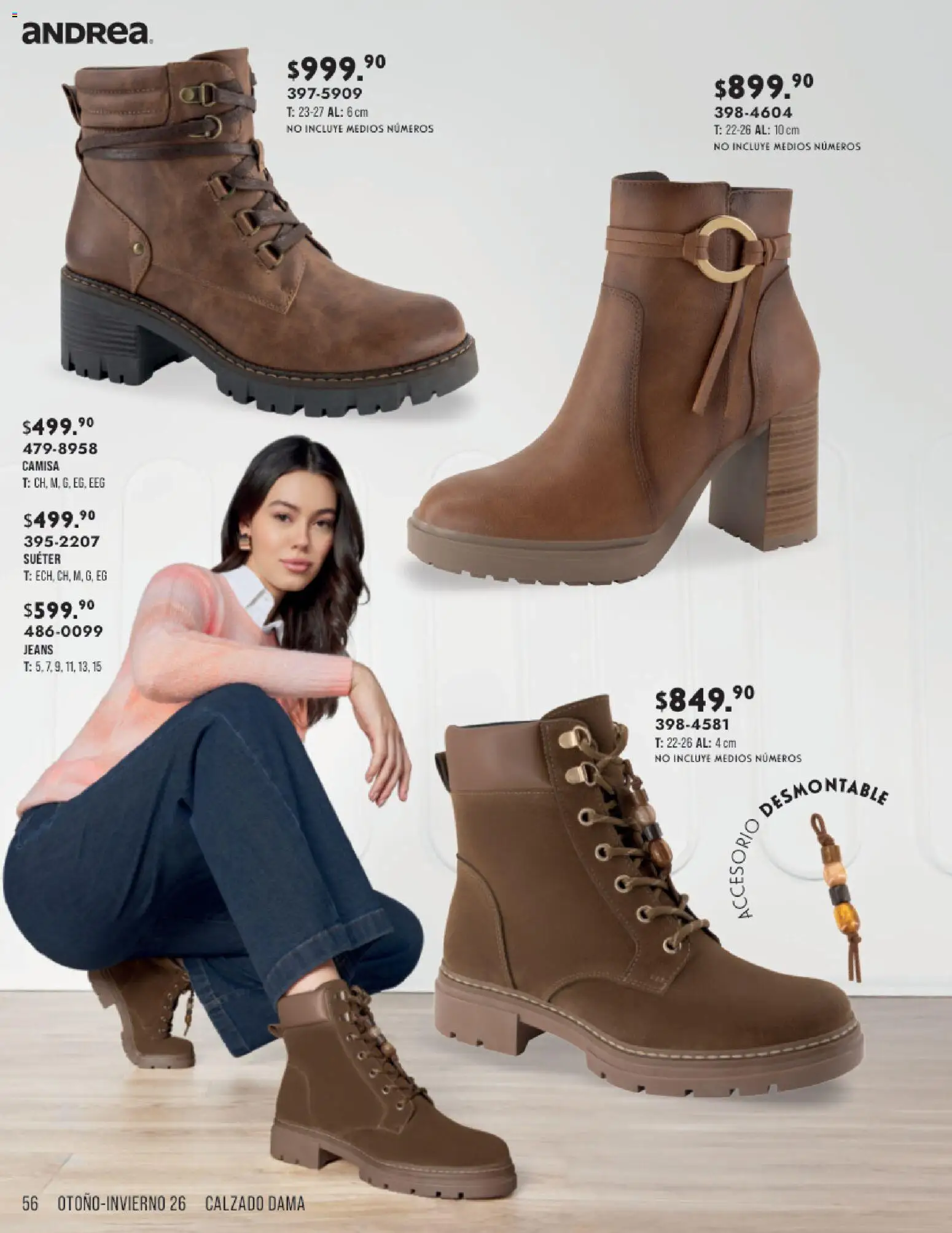 Vista previa las ofertas de la tienda Andrea - Andrea catálogo Otoño Invierno desde el 23/08/2026 