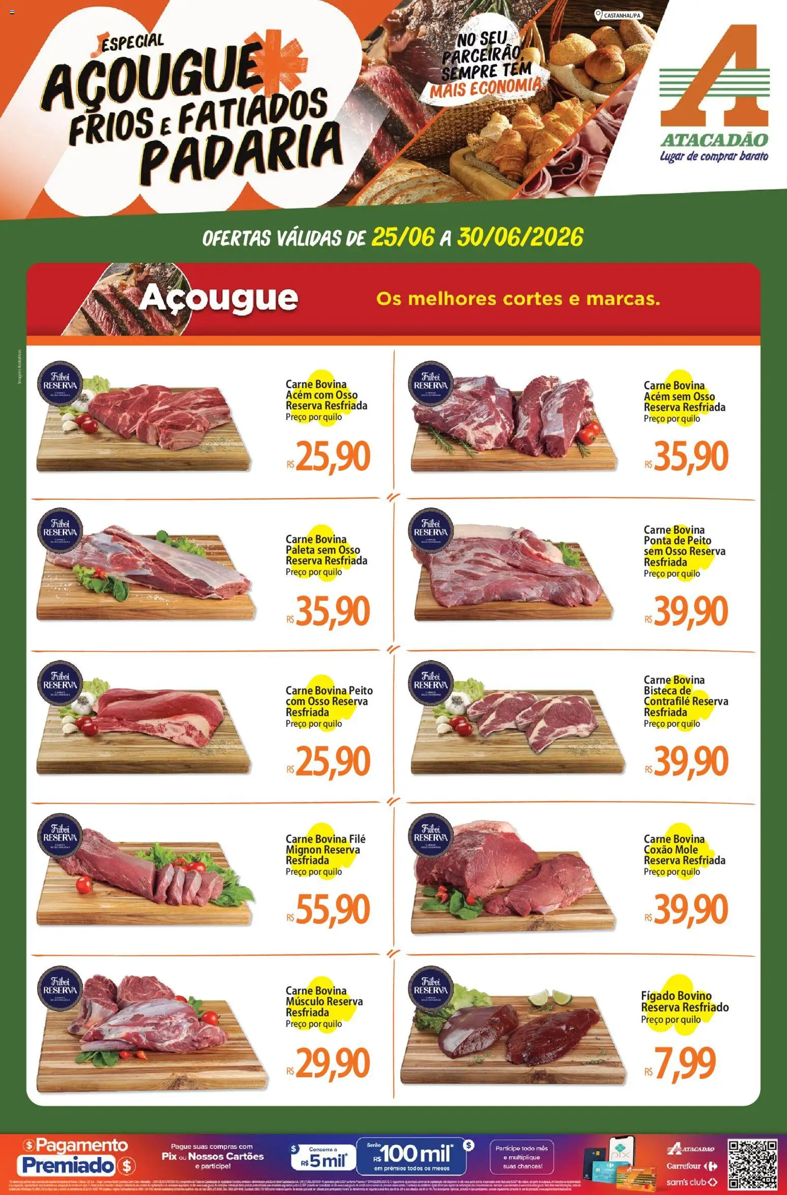 Pré-Visualização do folheto "Atacadão ofertas - PA" da loja Atacadão válido a partir de 25/06/2026