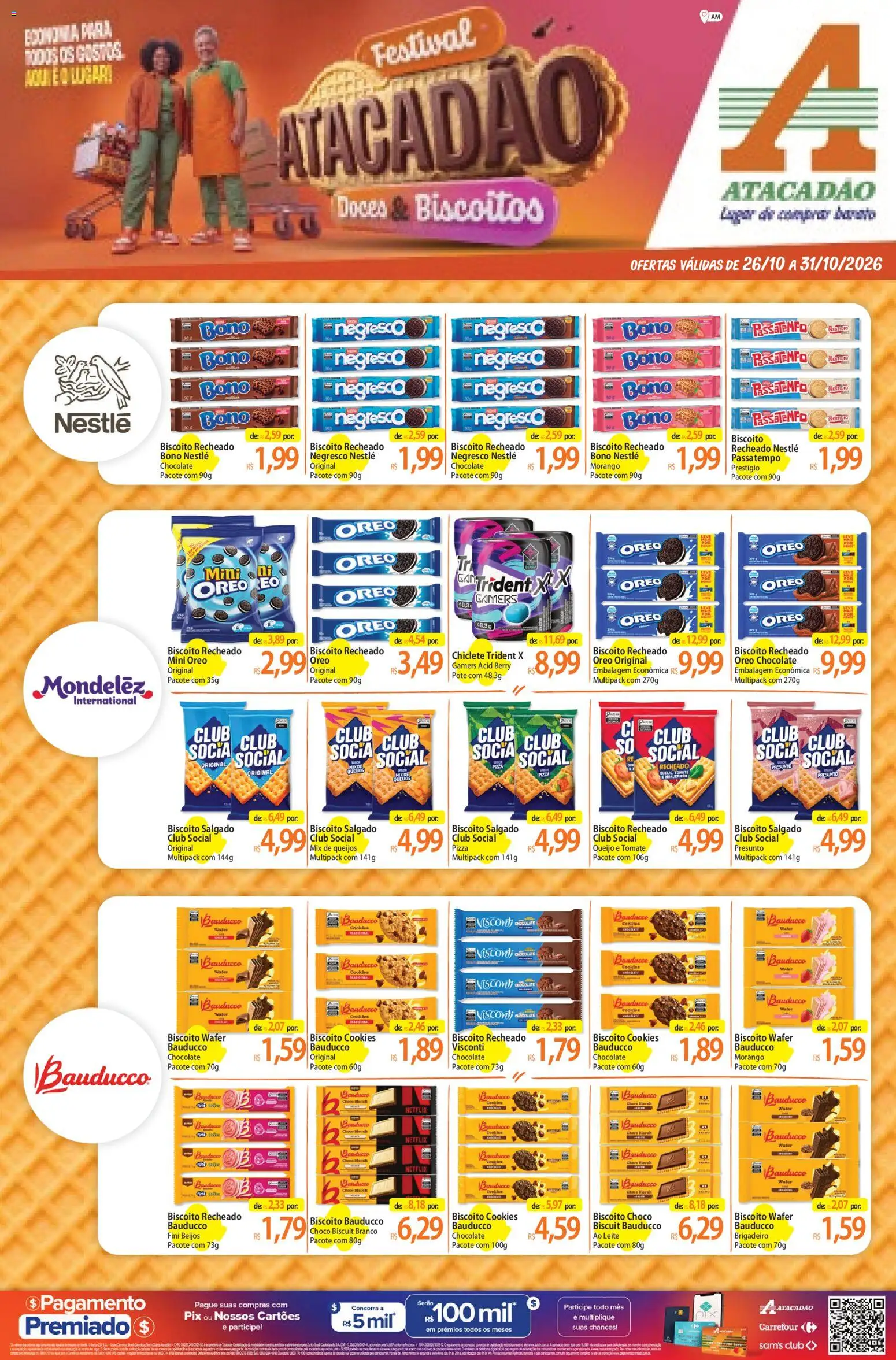 Pré-Visualização do folheto "Atacadão ofertas - AM" da loja Atacadão válido a partir de 26/10/2026