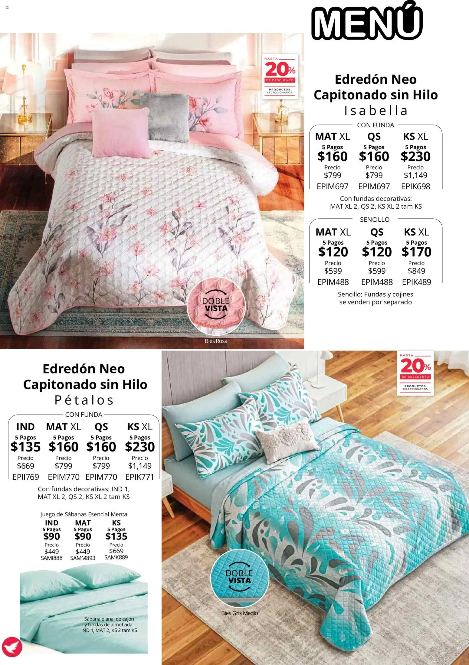 Vista previa las ofertas de la tienda Colchas Concord - Colchas Concord catálogo desde el 01/08/2026 