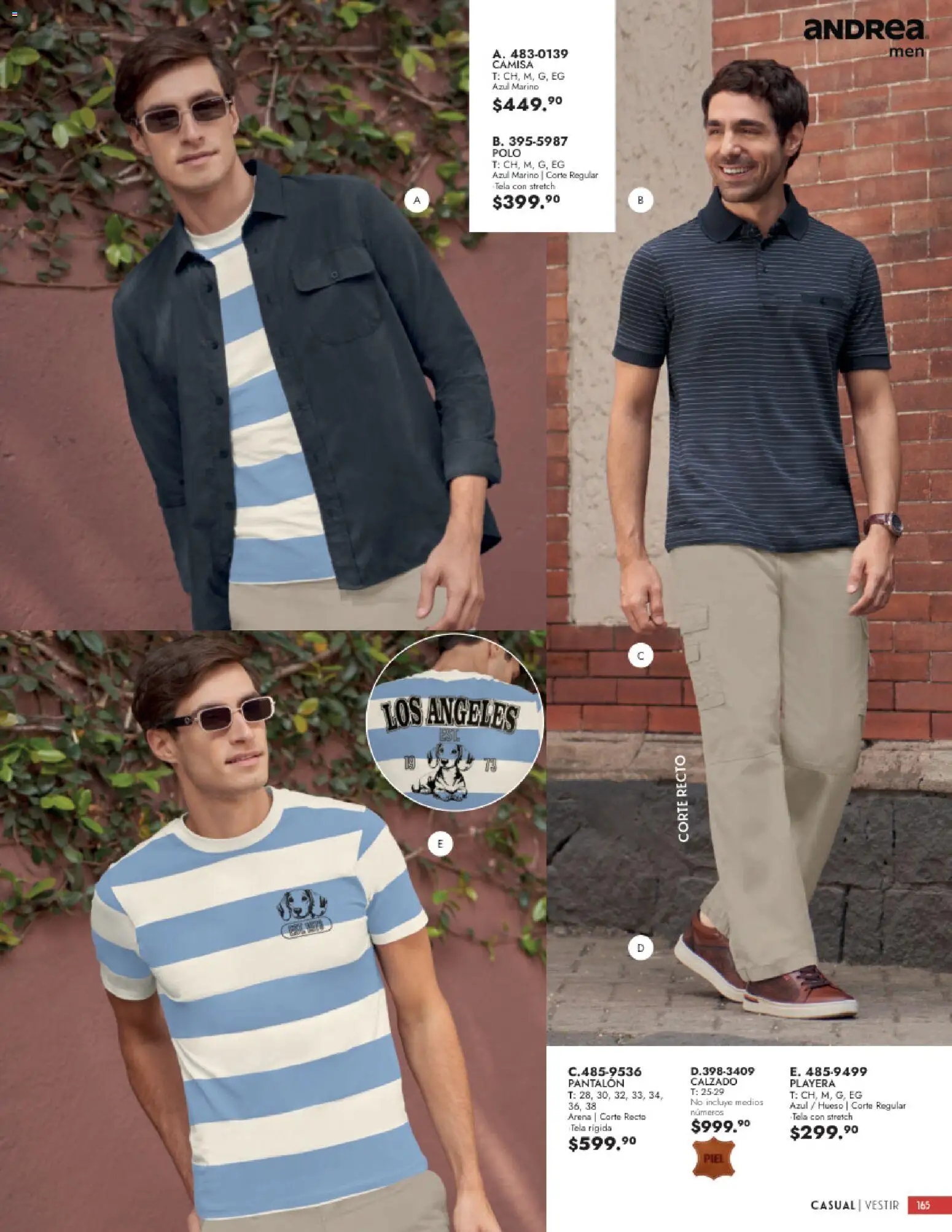 Vista previa las ofertas de la tienda Andrea - Andrea catálogo Vestir Caballero desde el 23/08/2026 