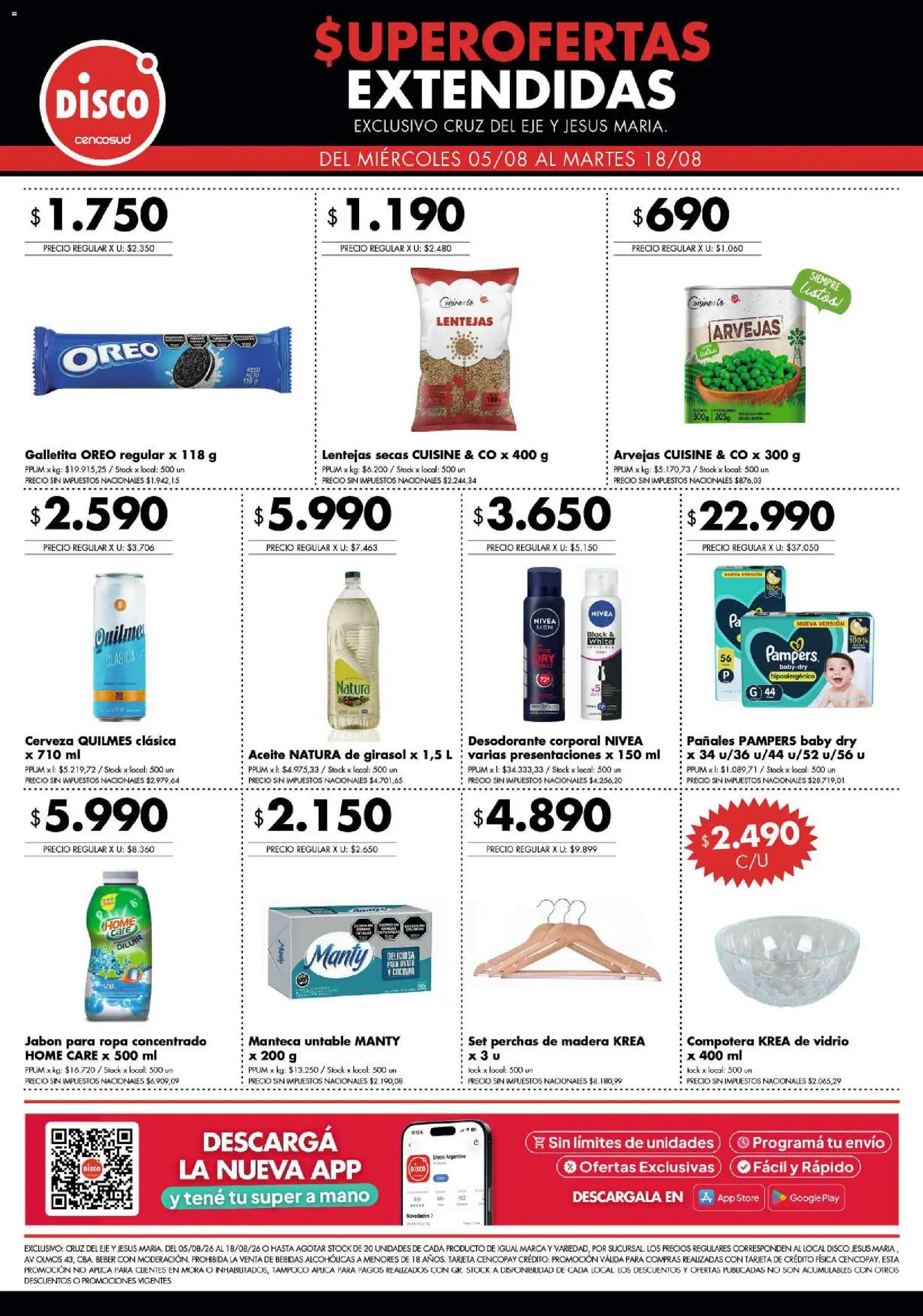 Vista previa del folleto de la tienda Disco válido desde el 05/08/2026 