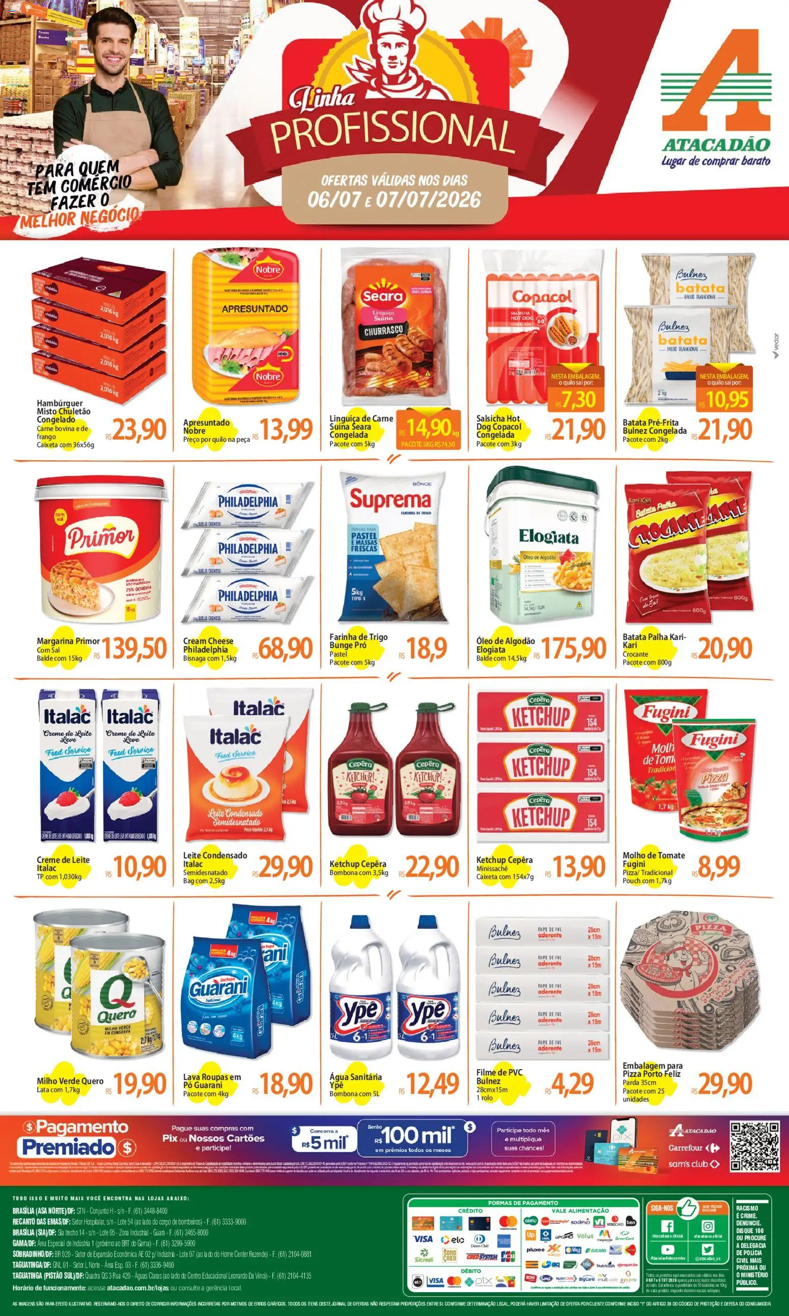 Pré-Visualização do folheto "Atacadão ofertas - DF" da loja Atacadão válido a partir de 06/07/2026