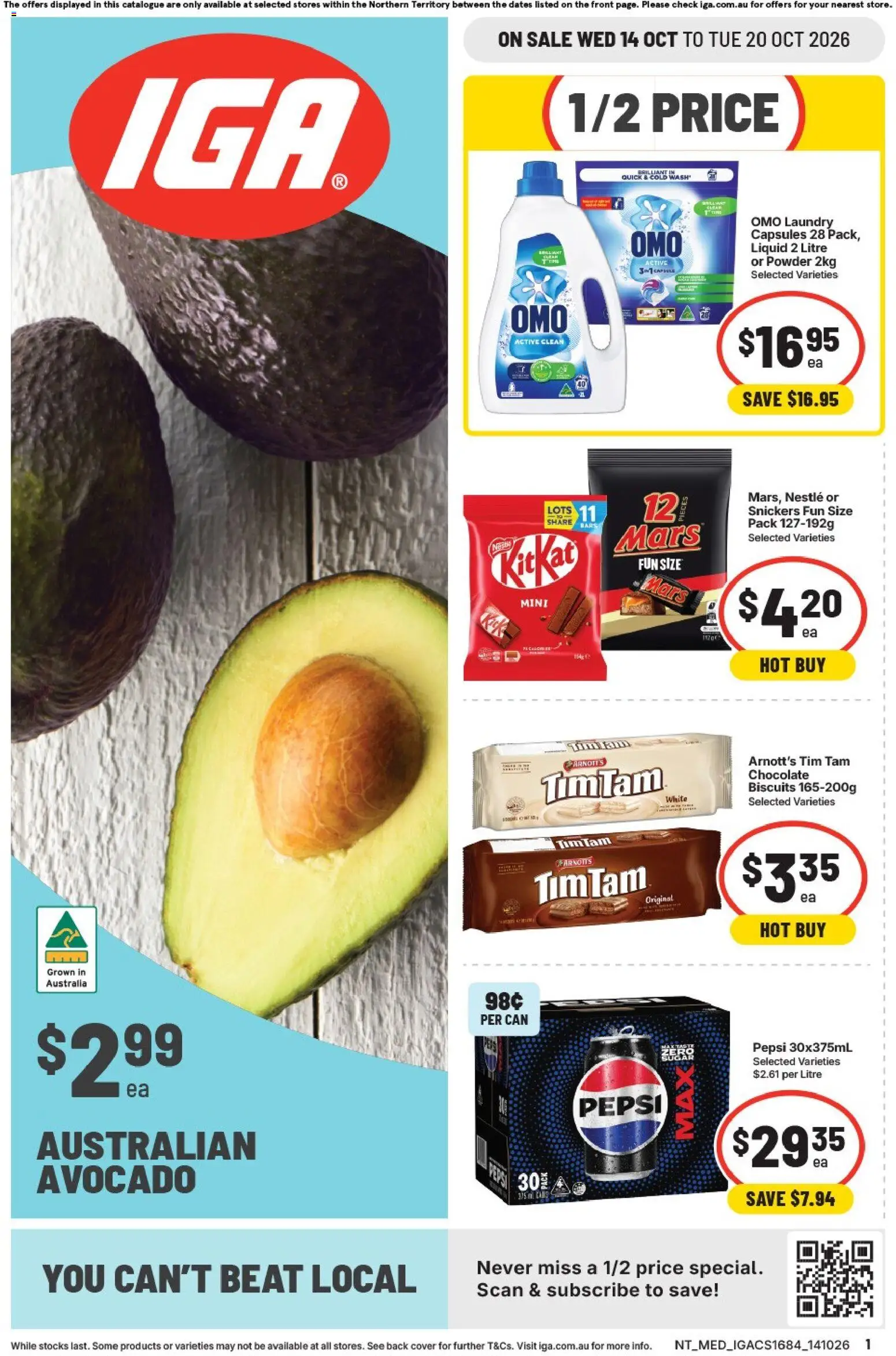 Preview of catalogue IGA catalogue NT from shop IGA valid 14/10/2026