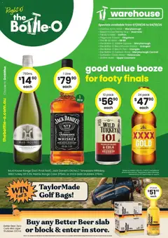 Preview of catalogue The Bottle-O catalogue Maryborough from shop The Bottle-O valid 07/09/2026