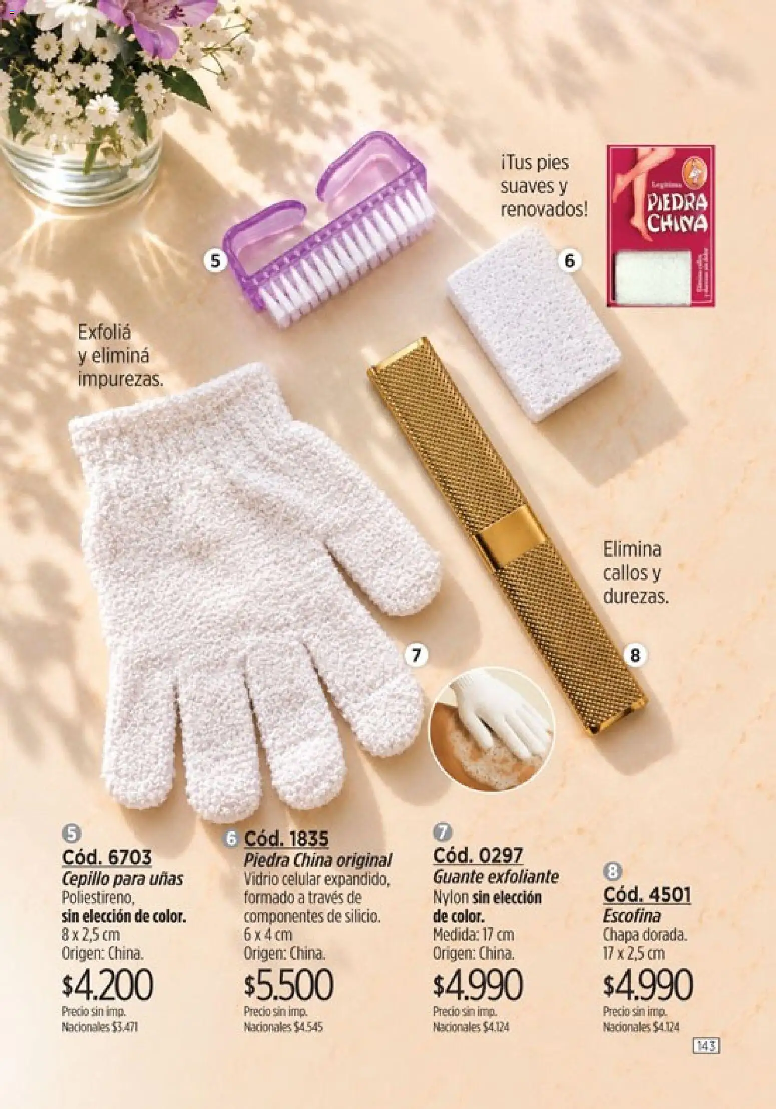 Vista previa del folleto de la tienda Amodil válido desde el 01/10/2026 - Celular, Chapa, Cepillo, Exfoliante, Guante exfoliante, Guante