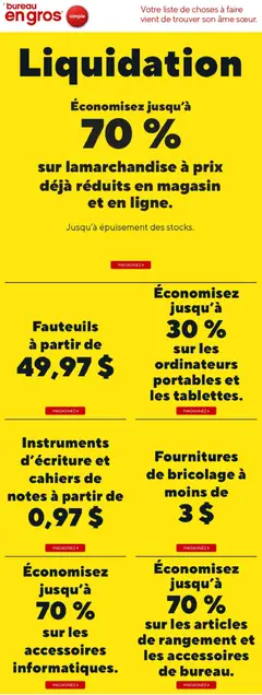 Preview of leaflet Staples circulaire from shop Staples is valid from Sep 25, 2026