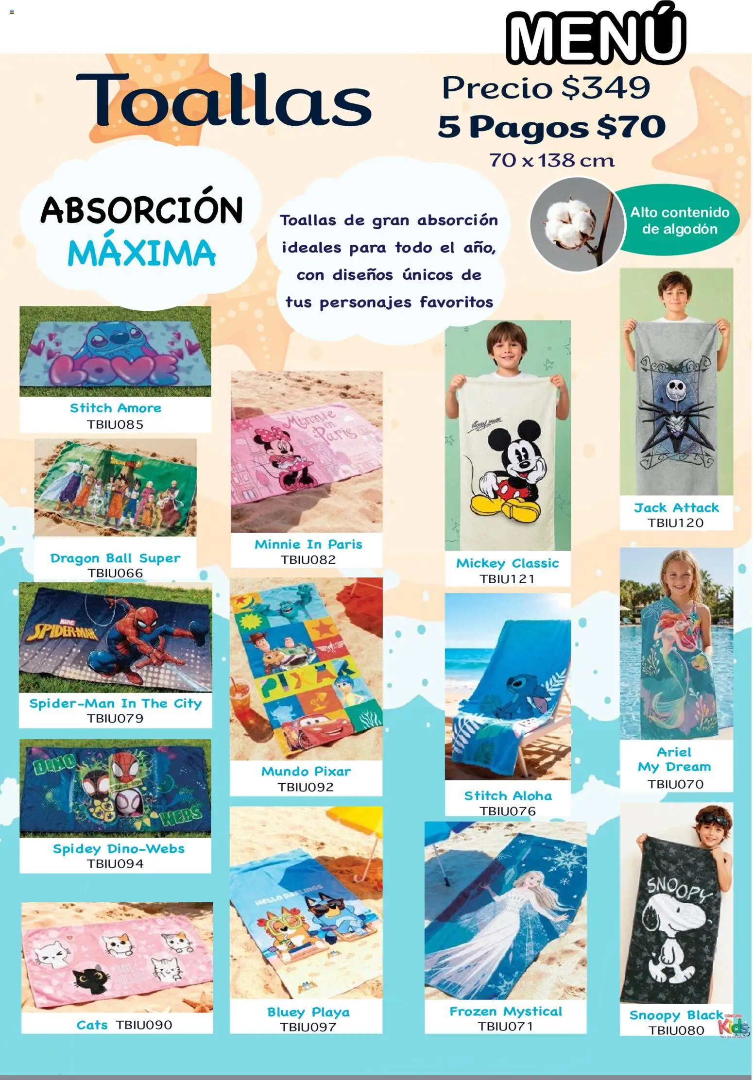 Vista previa las ofertas de la tienda Colchas Concord - Colchas Concord catálogo Colección Infantil Para los más peques desde el 15/10/2026 