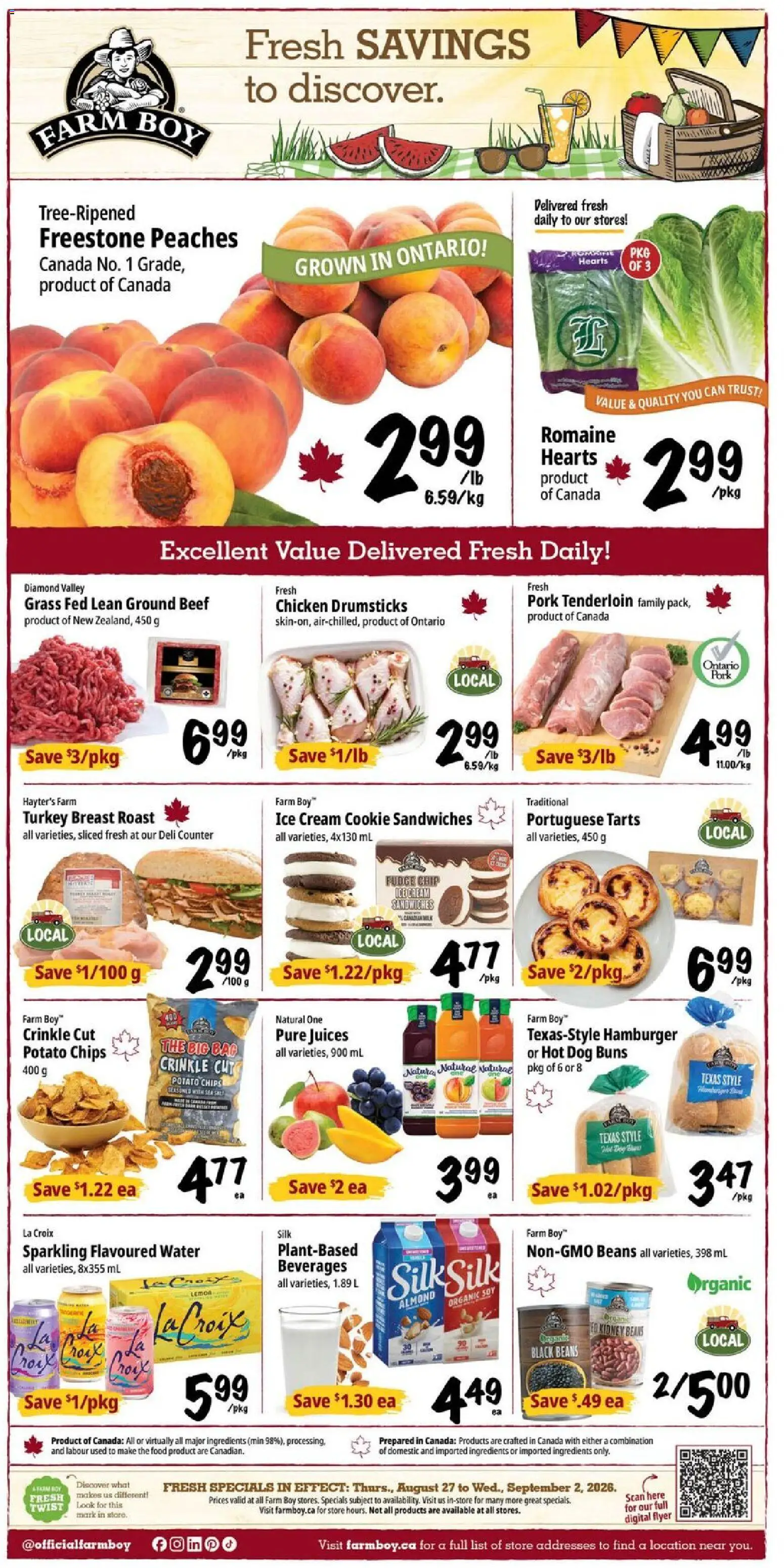 Preview of leaflet Farm Boy weekly flyer / circulaire from shop Farm Boy is valid from Aug 27, 2026